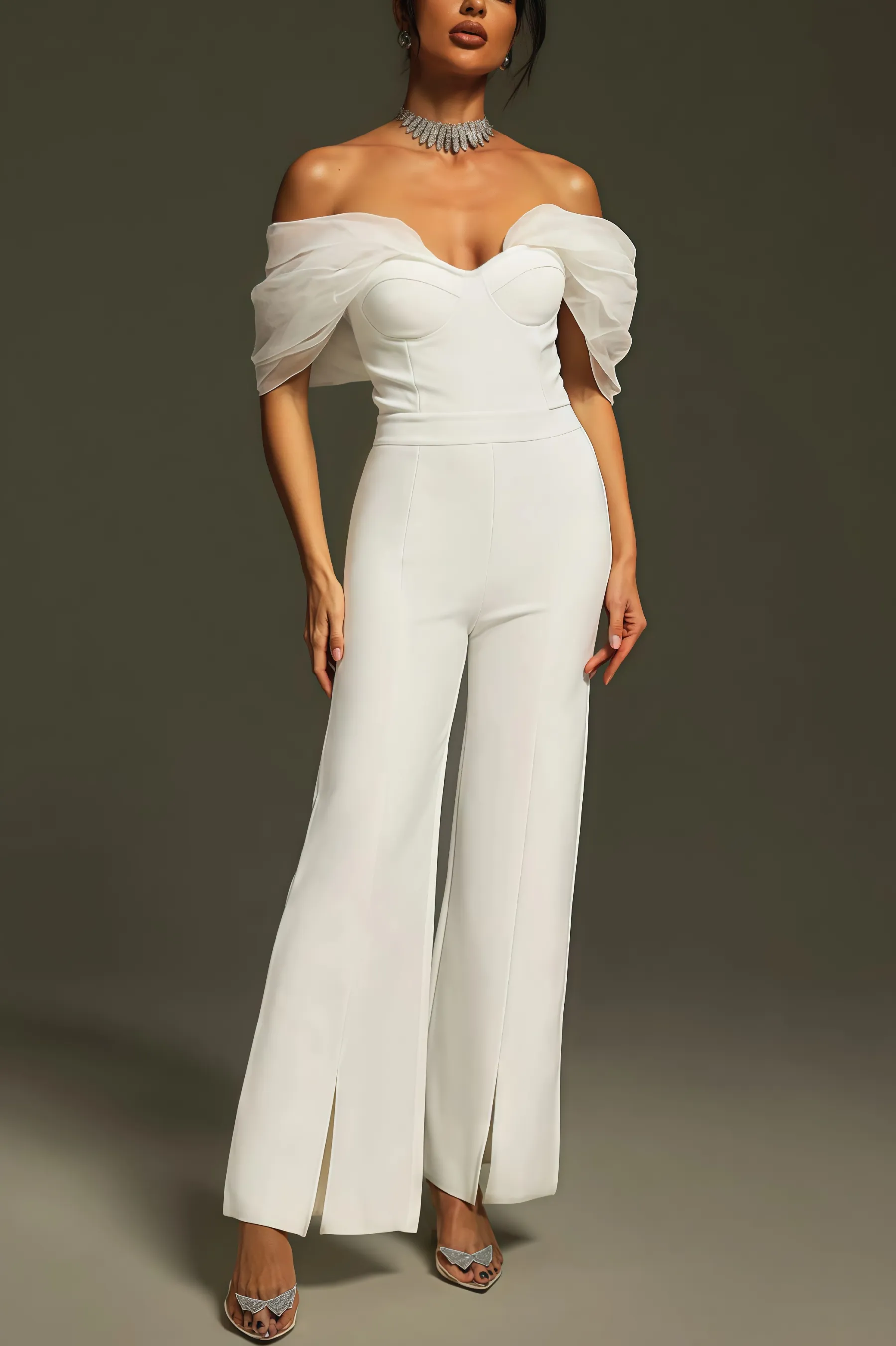 Carolin Off Shoulder Bandage Jumpsuit