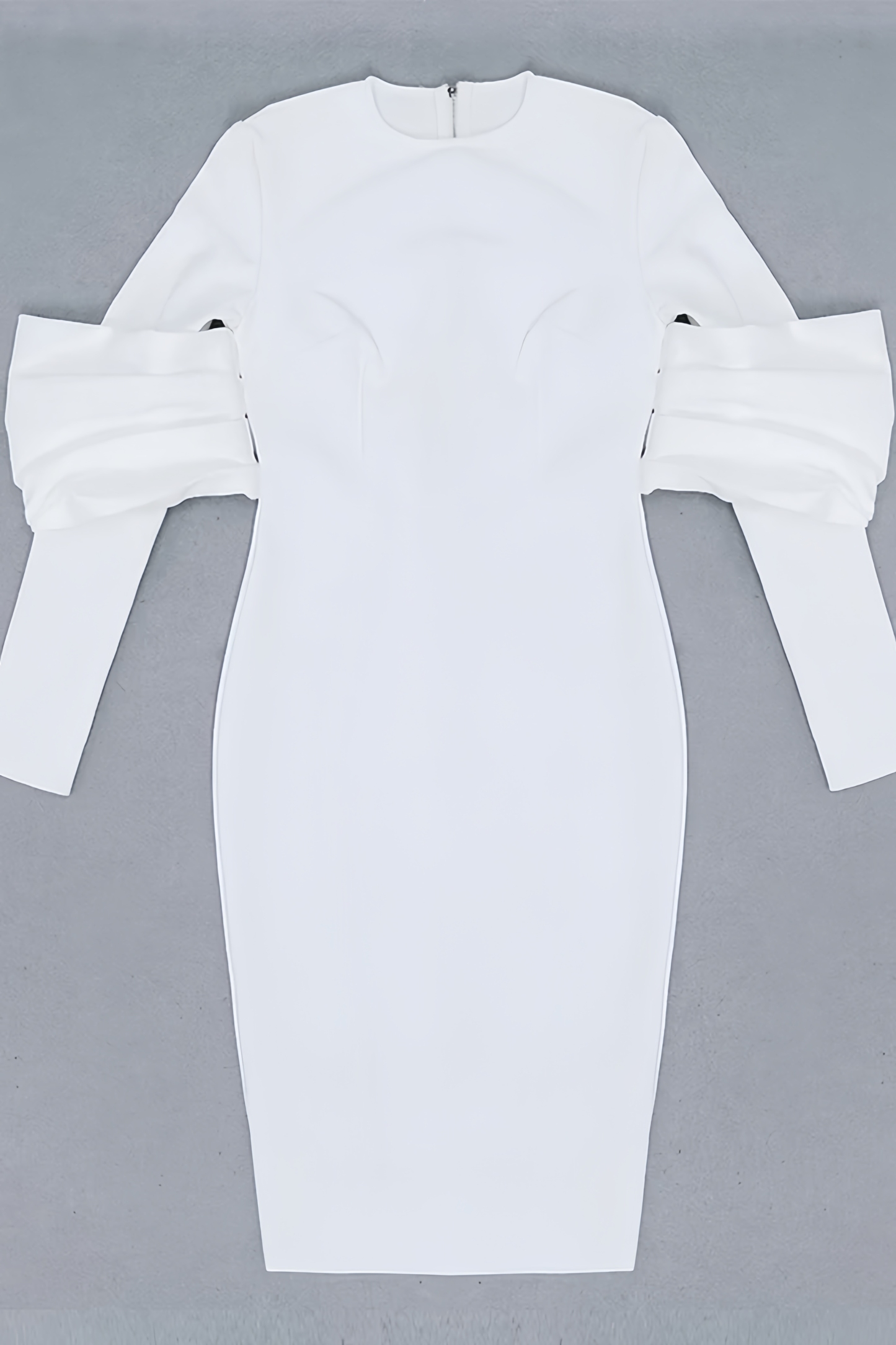 Mela Pure White High Waist Maxi Dress