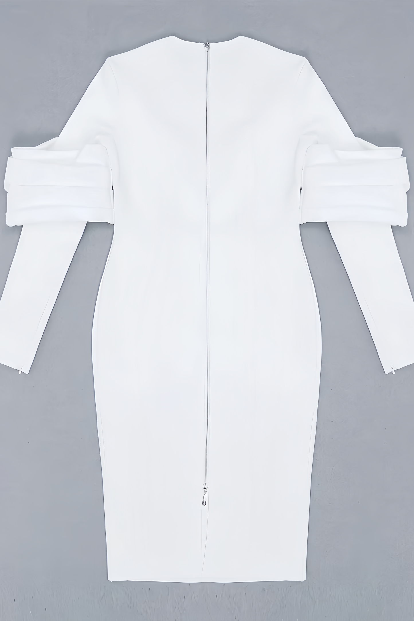 Mela Pure White High Waist Maxi Dress