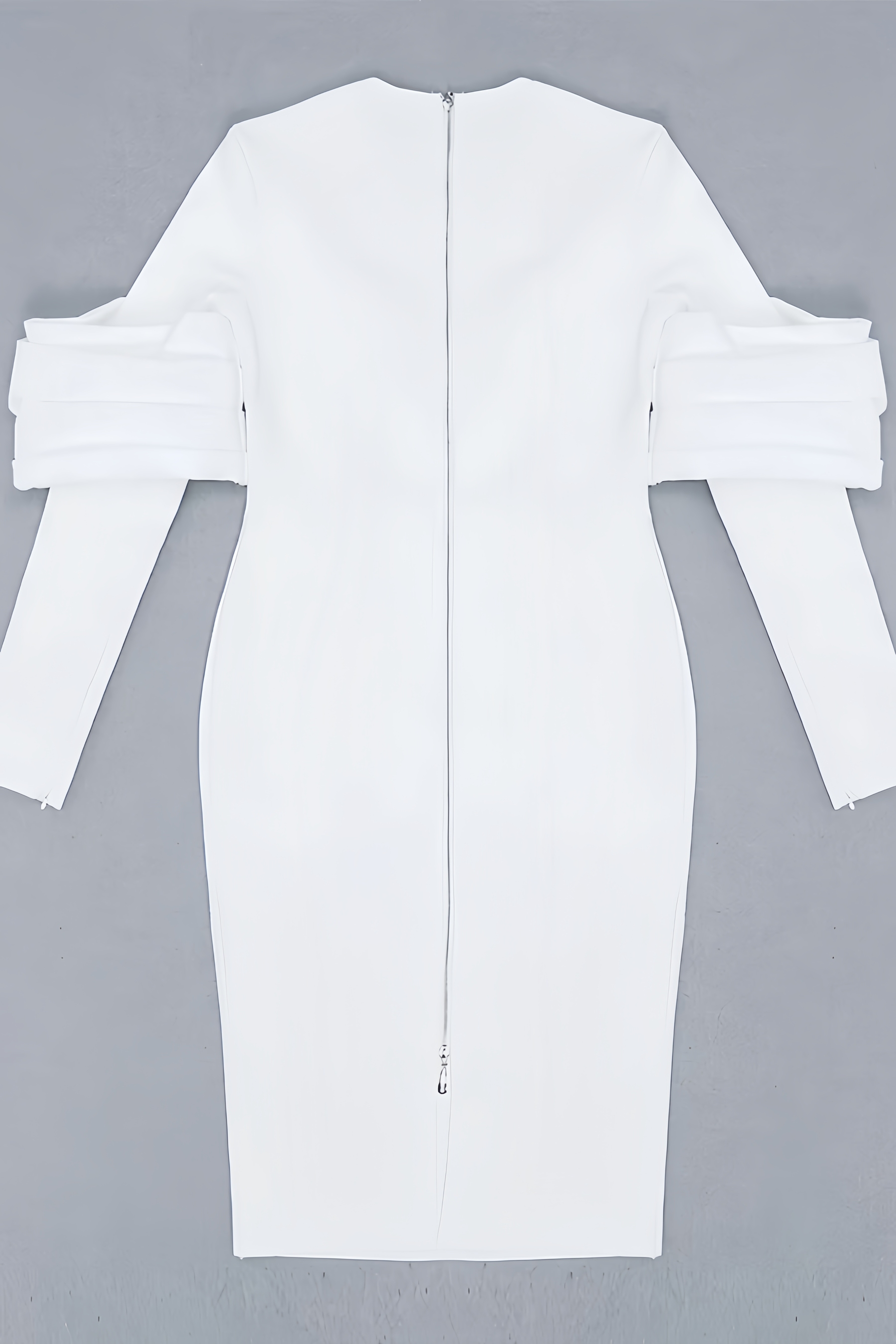 Mela Pure White High Waist Maxi Dress