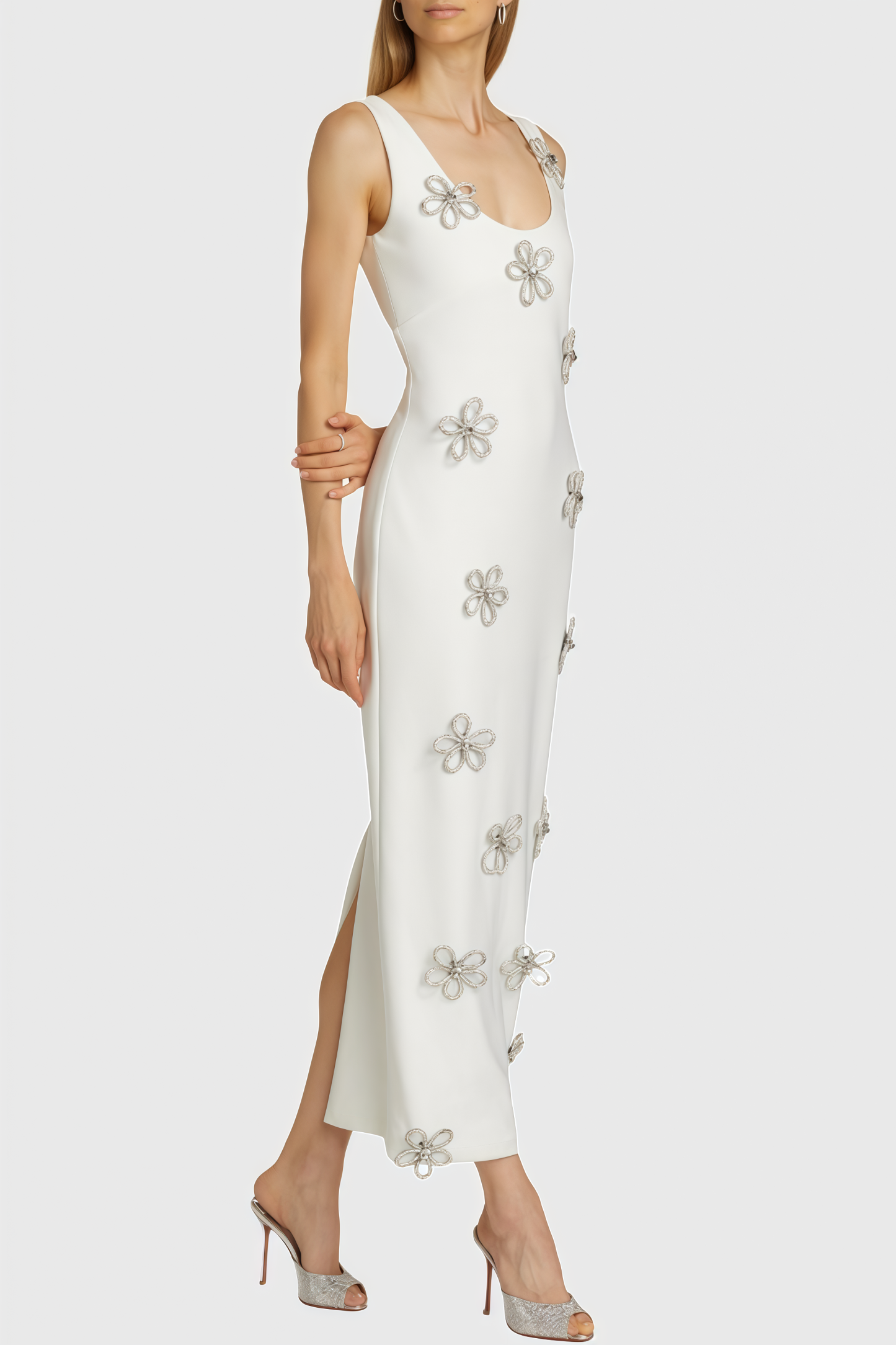 Kimb Floral Diamonds Maxi Dress