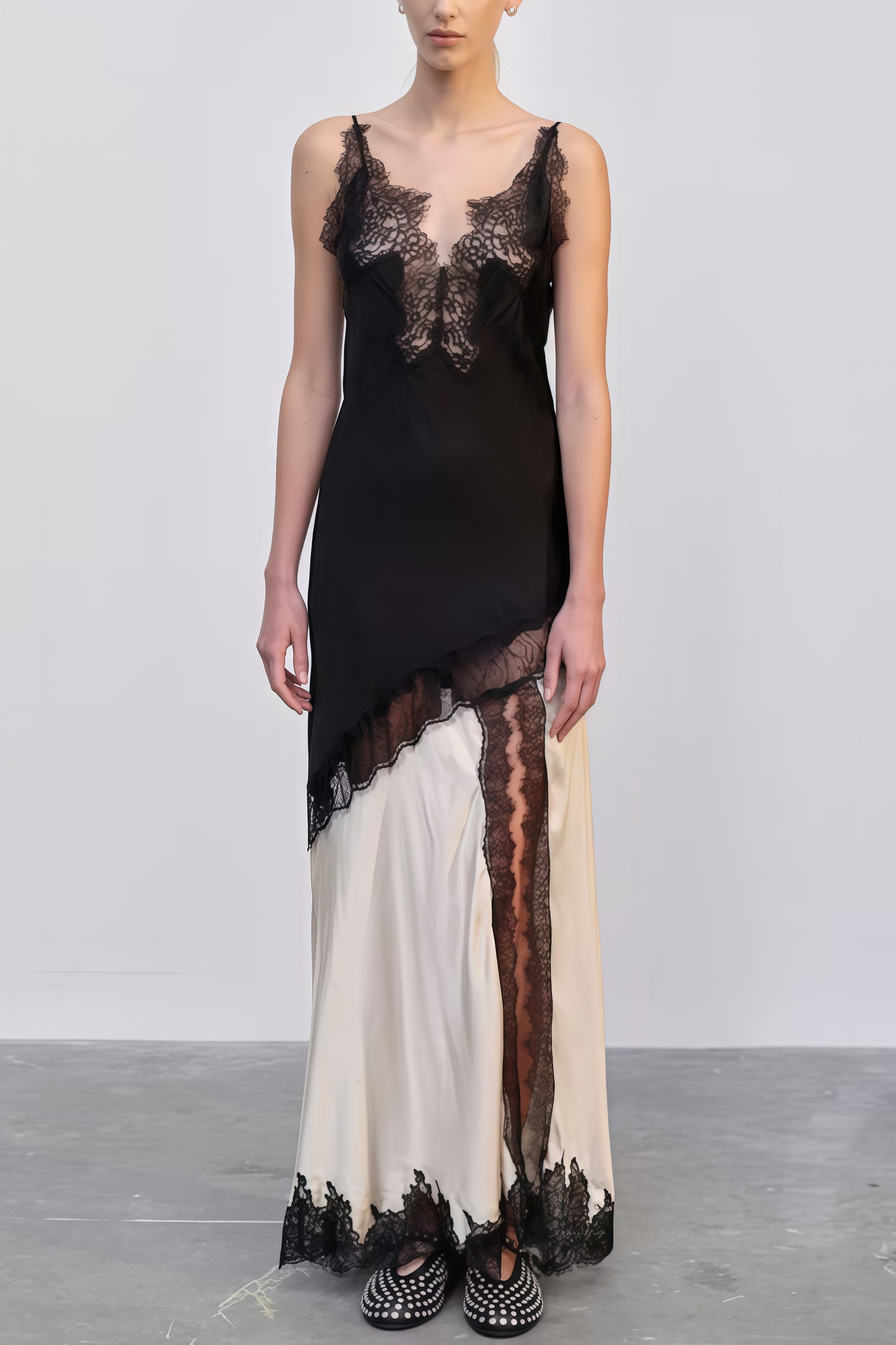 Danidse Sleeveless Lace Maxi Dress