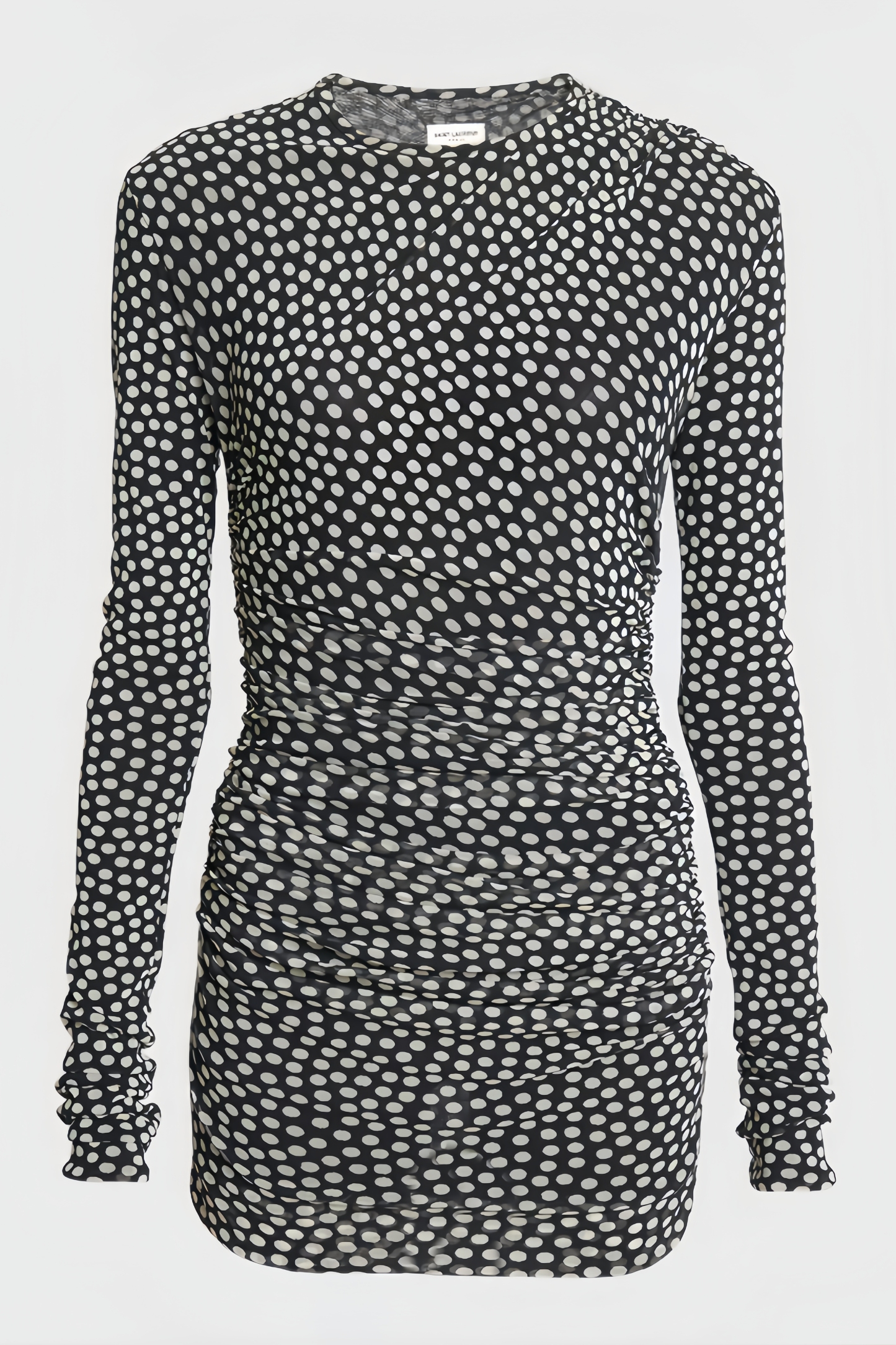 Jaca Polka Dot Hip Wrap Mini Dress