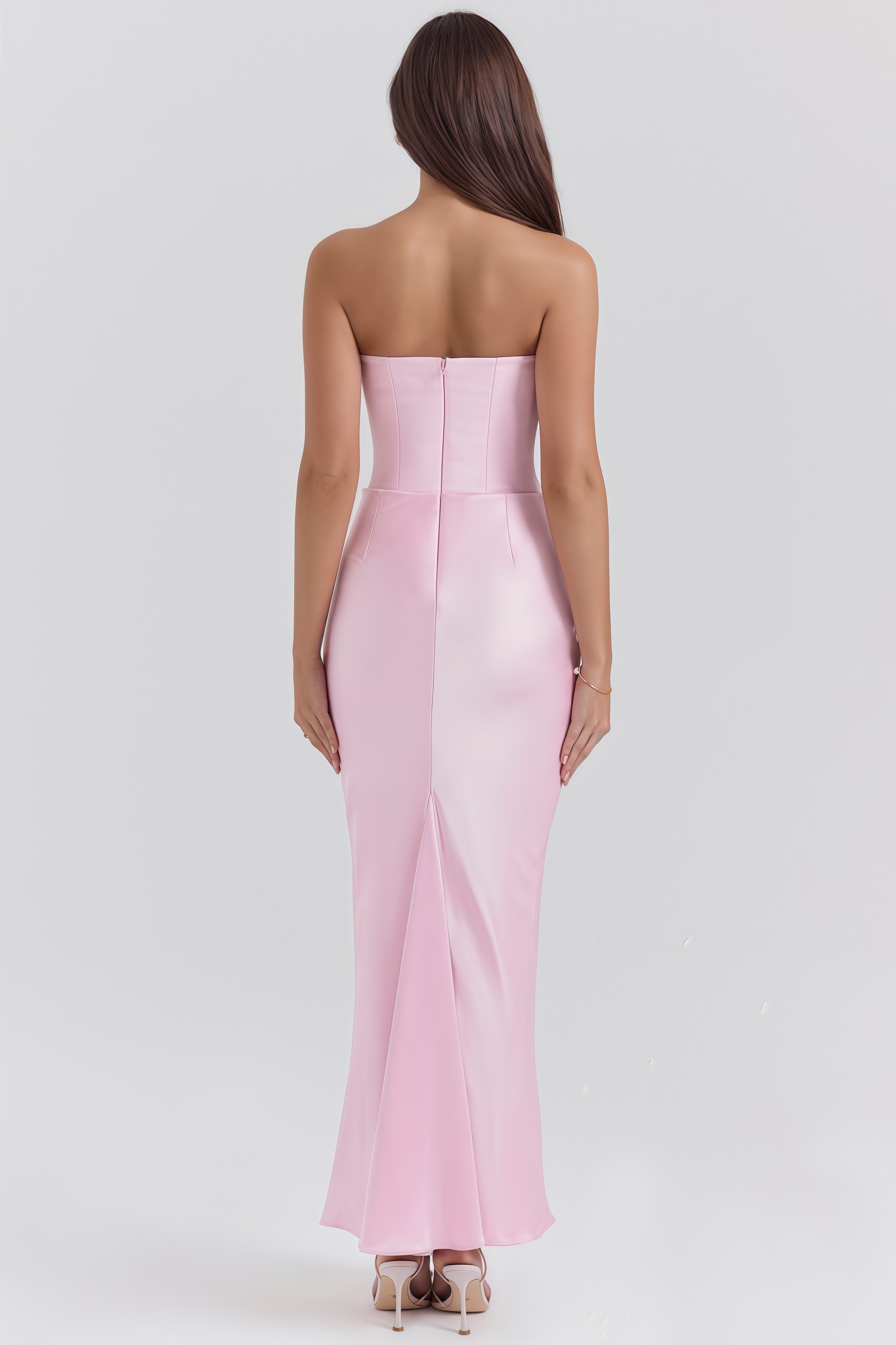 Rosi Strapless Corset Maxi Dress