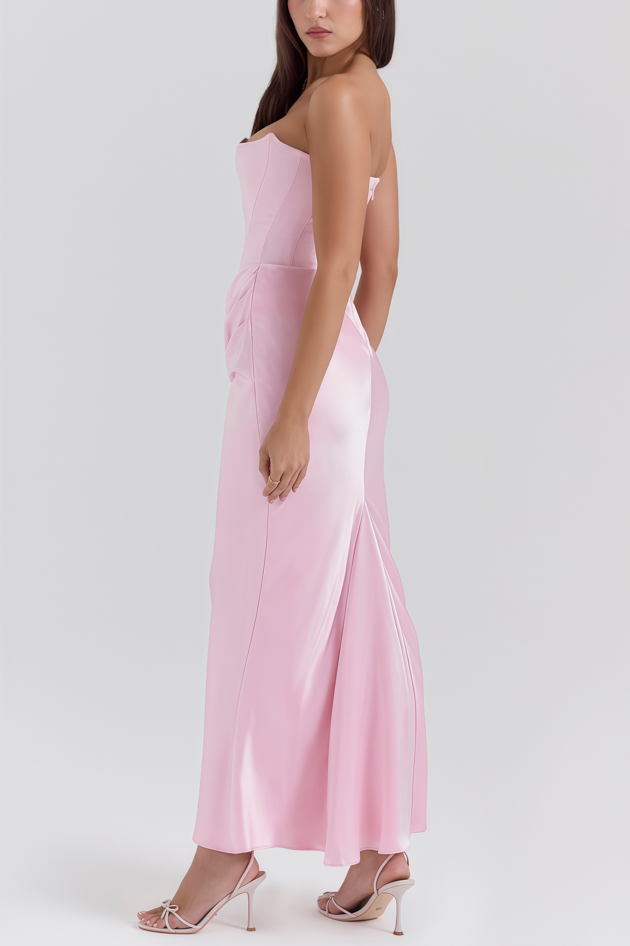 Rosi Strapless Corset Maxi Dress