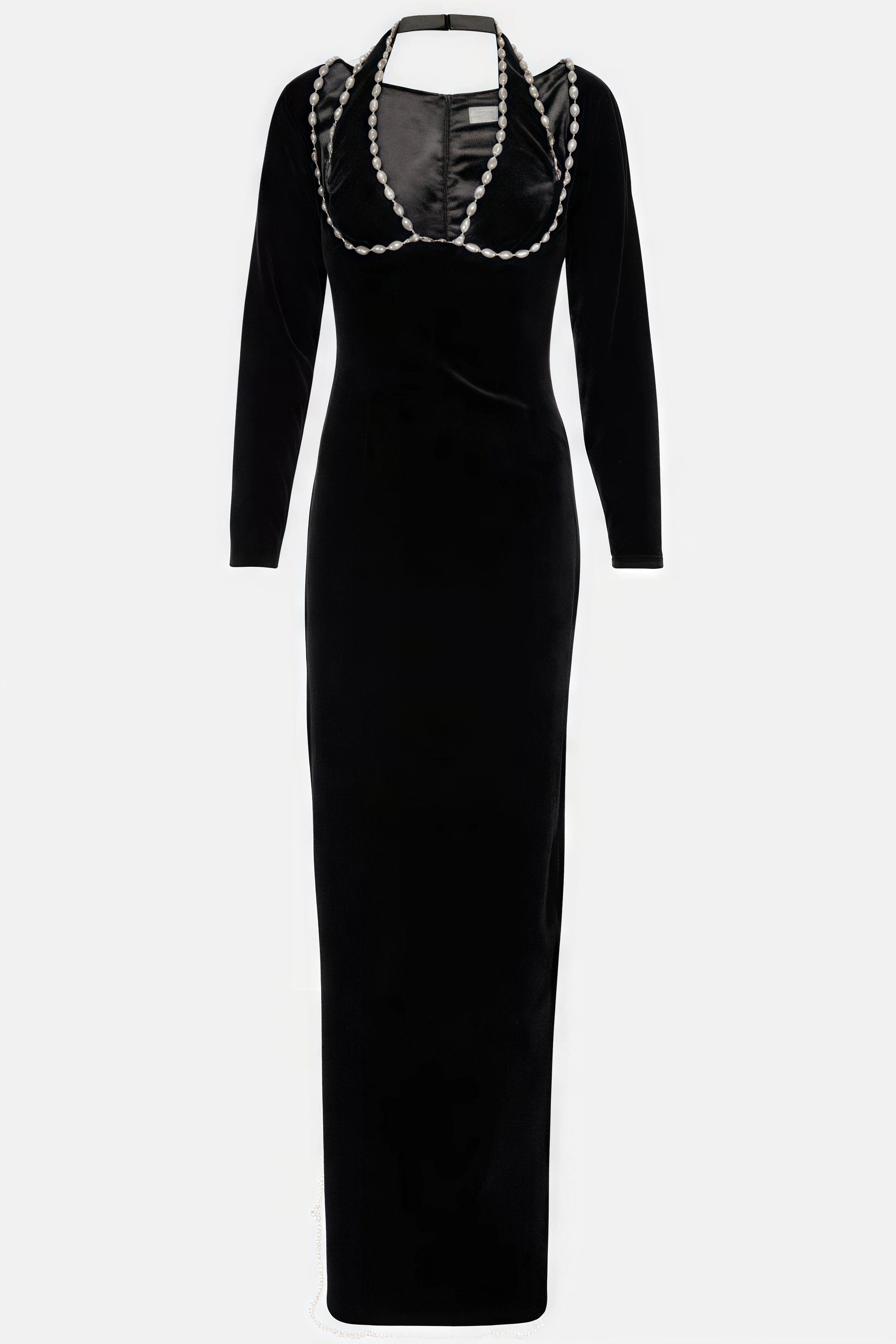 Revie V-Neck Bandage Maxi Dress