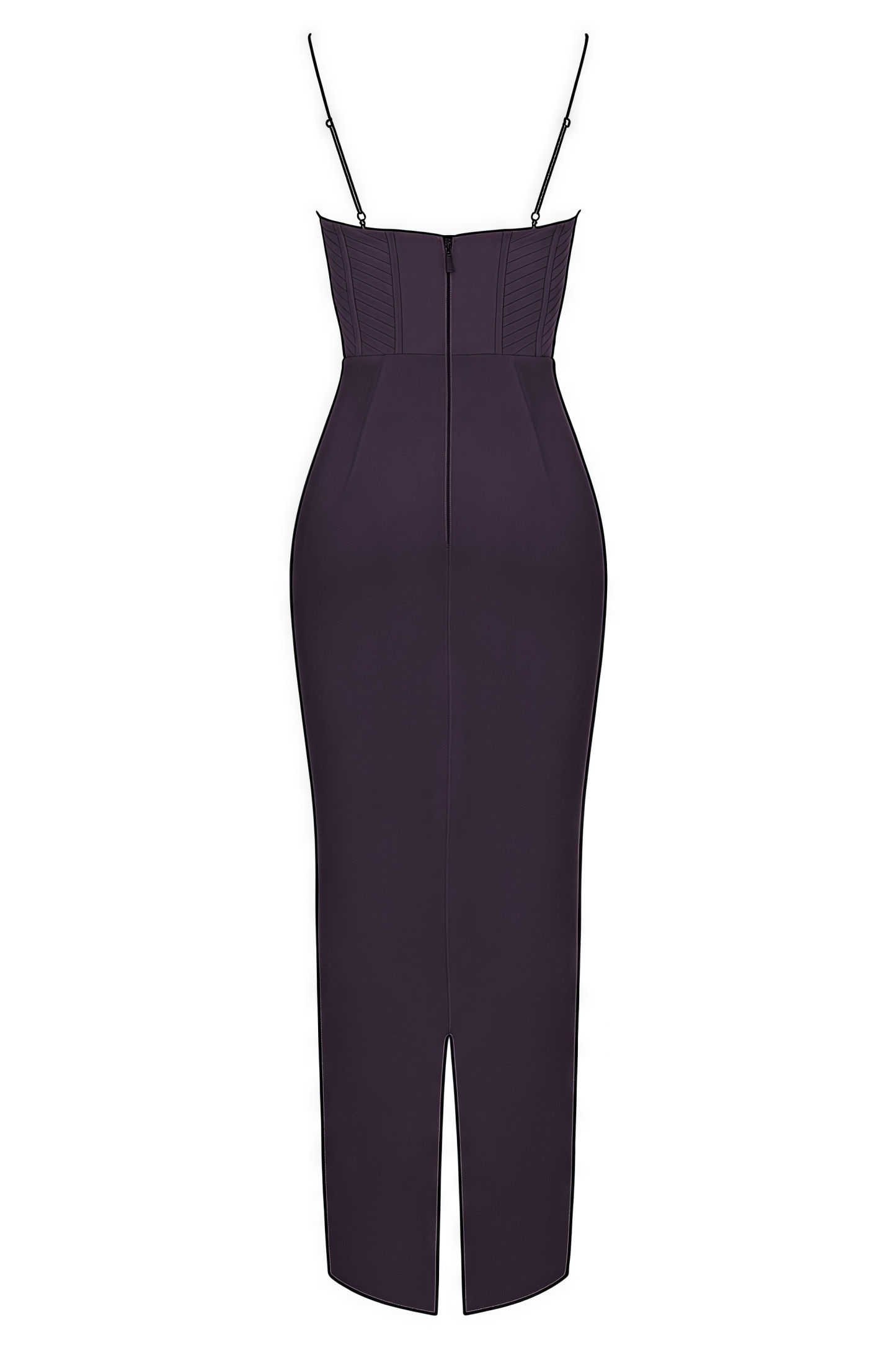 Elily Night Shade Corset Maxi Dress
