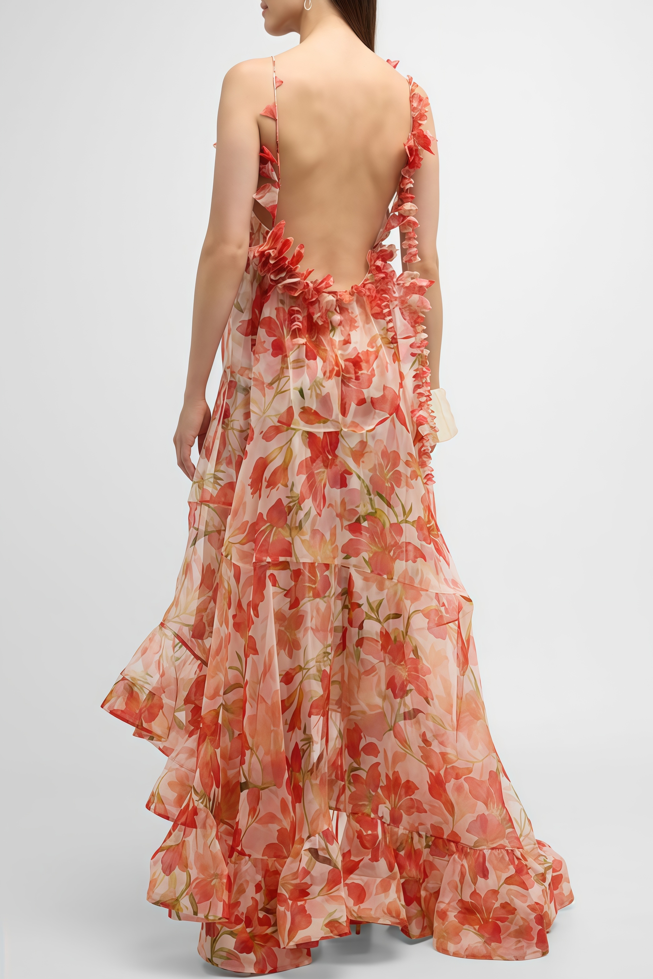 Brice Printed Layered Maxi Dress