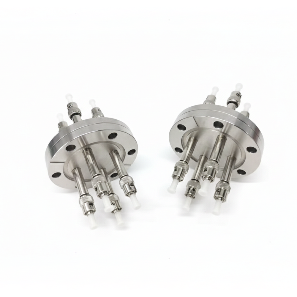 Customized 4-channels Ultra-High Vacuum (UHV) Vacuum Fiber Optic Feedthrough