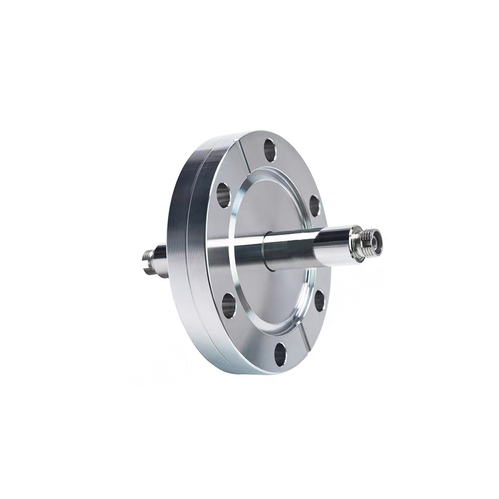 FC/APC 1-port Fiber Optic Vacuum Feedthrough CF35 Conflat 2.75" Flange