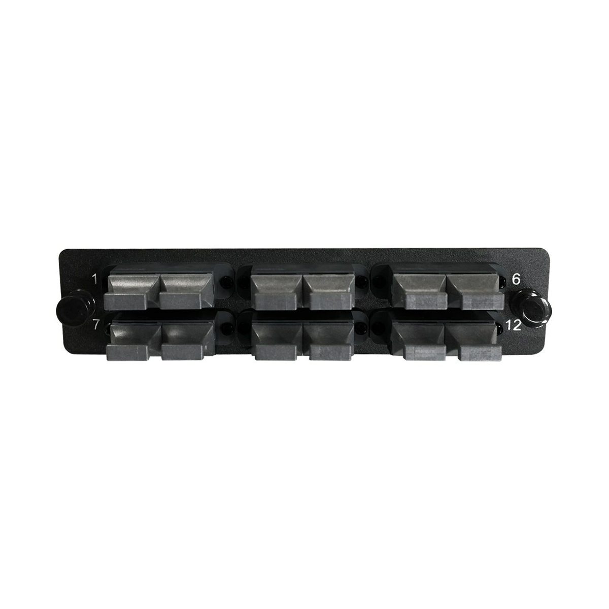 6 Ports Duplex "MPO/MTP" Fiber Panel Plates LGX printfoot