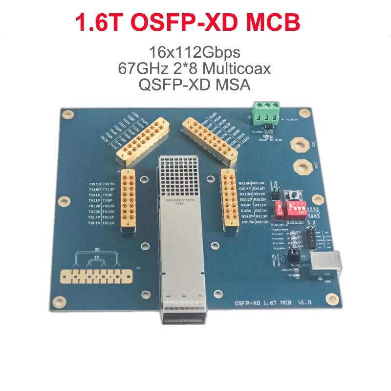 1.6T OSFP-XD Module Compliance Board MCB