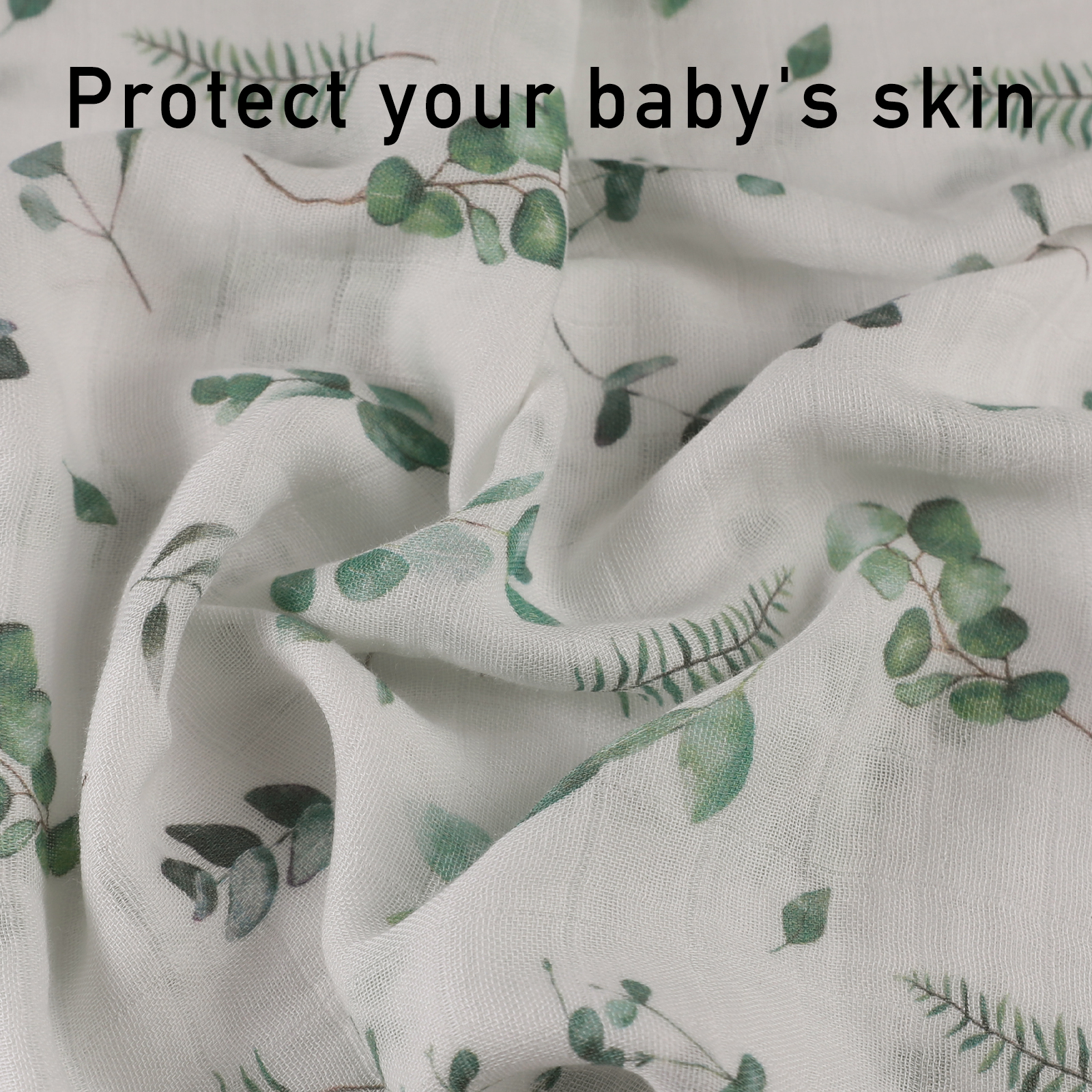 Muslin Swaddle Blankets 6-Pack, 27 X 27" - Sapling