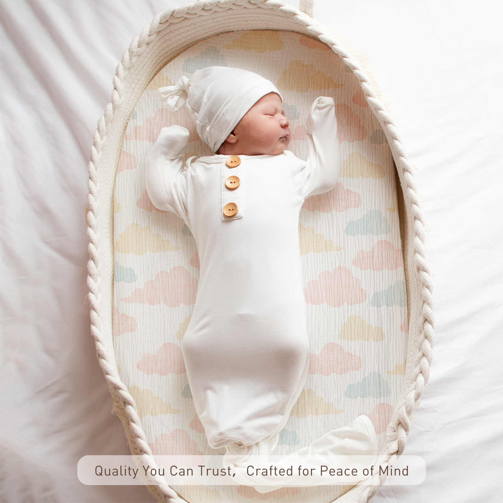 Fantasy Amusement Park | Muslin Bassinet Sheets 2-Pack | 33''*17'' 100% | Muslin Cotton