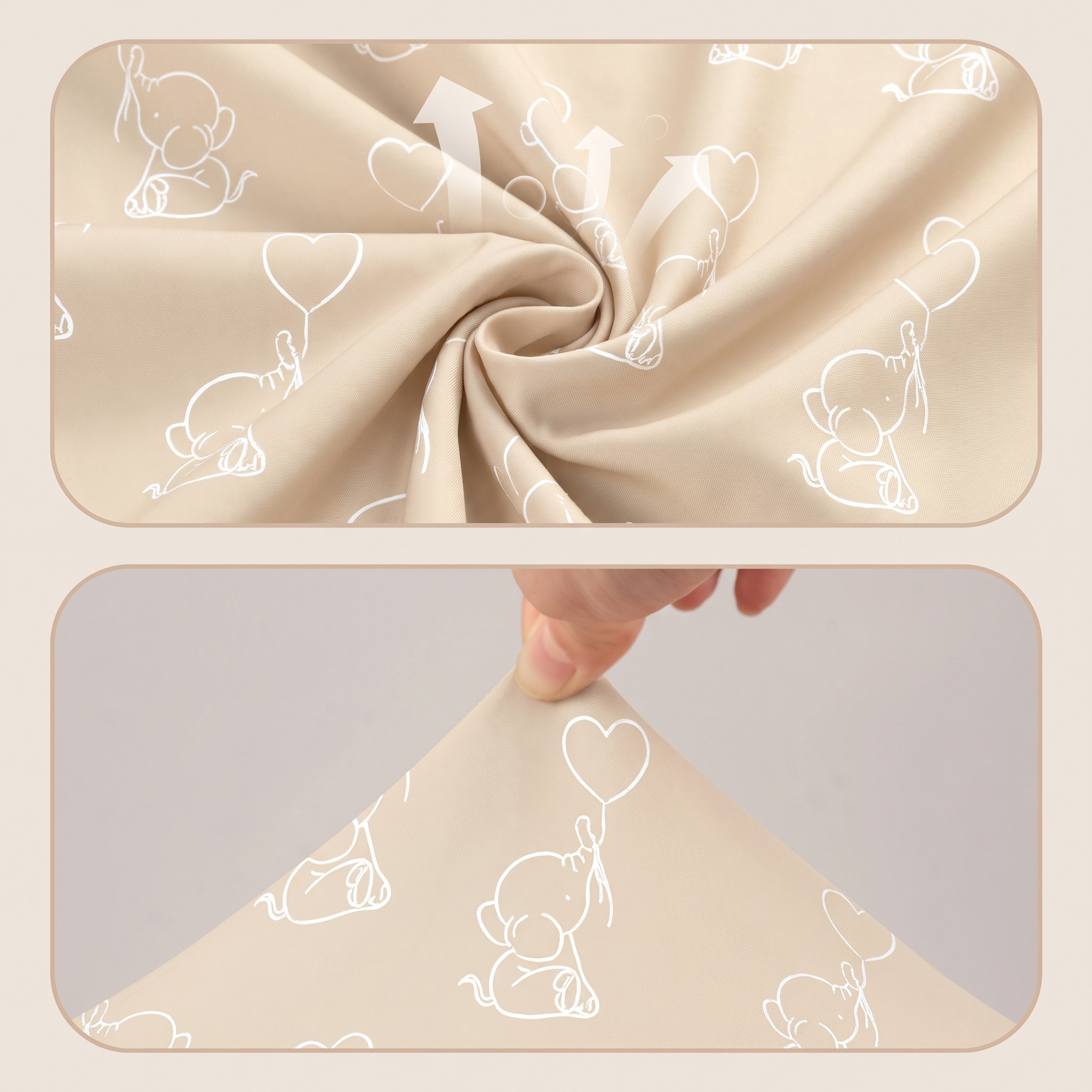 Sage Bear Dream | Bassinet Sheets 3-Pack | 33*20''