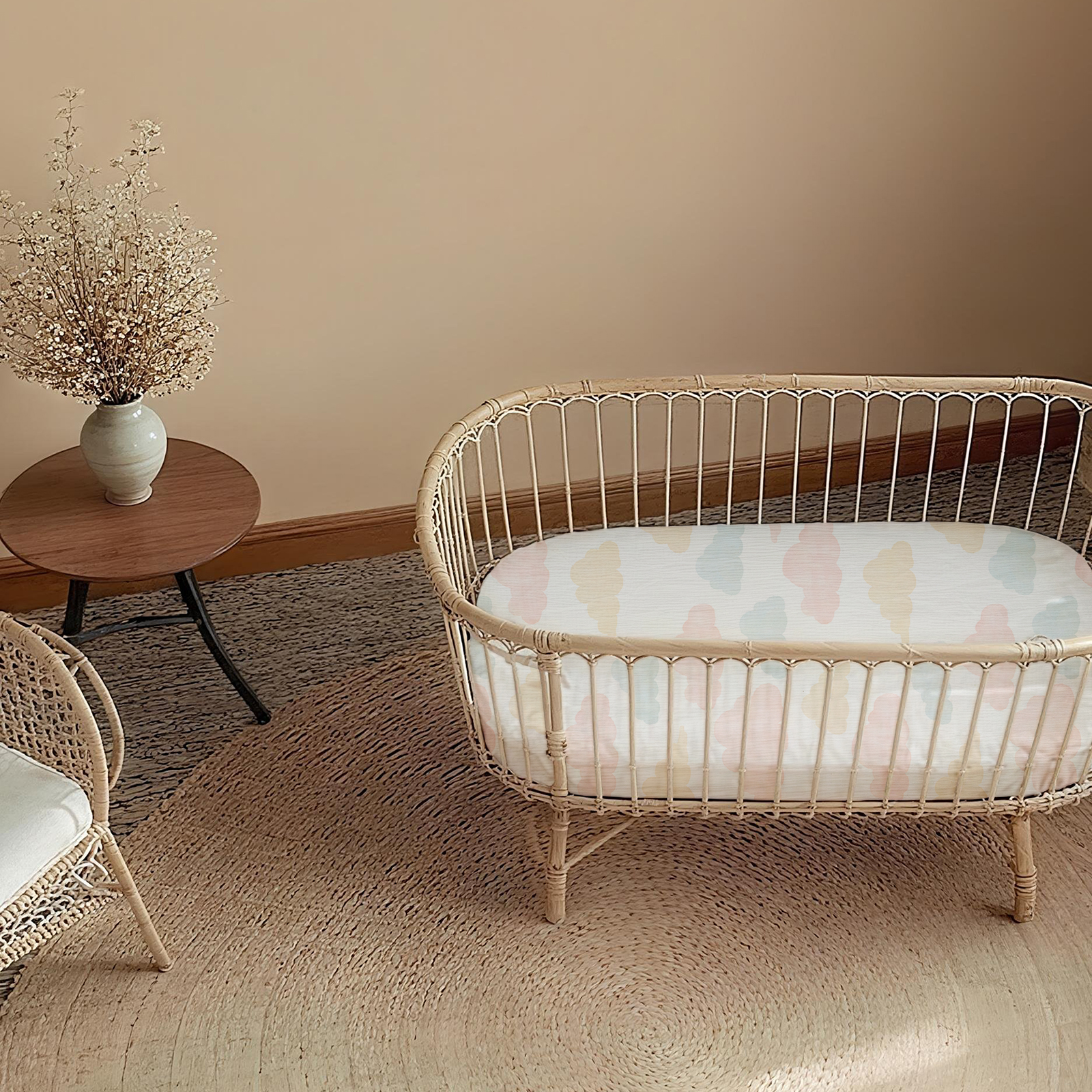 Fantasy Amusement Park | Muslin Bassinet Sheets 2-Pack | 33''*17'' 100% | Muslin Cotton