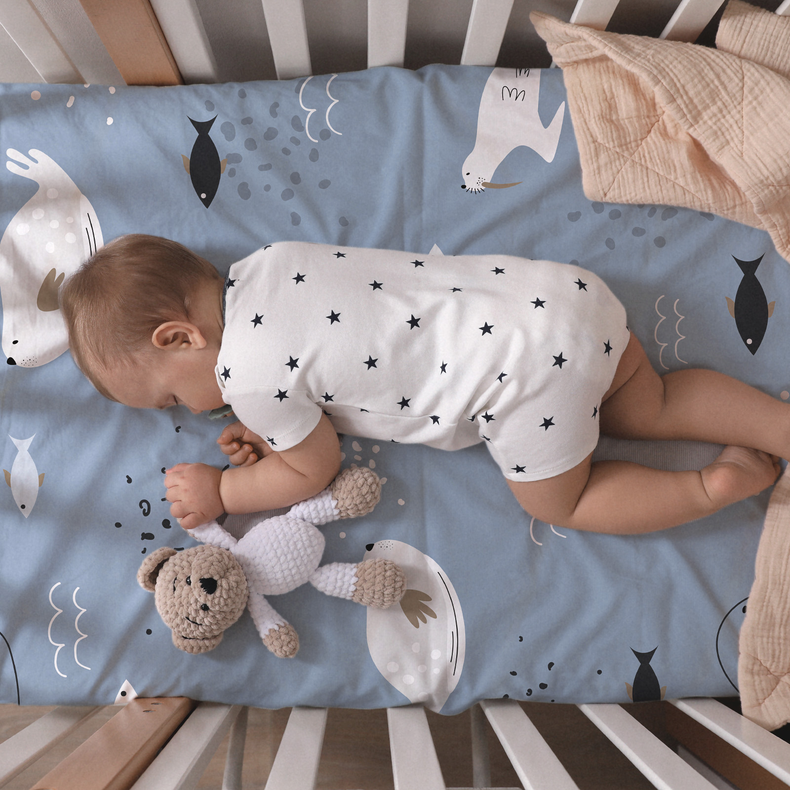 Fish & Sea | Fitted Sheets 2-Pack