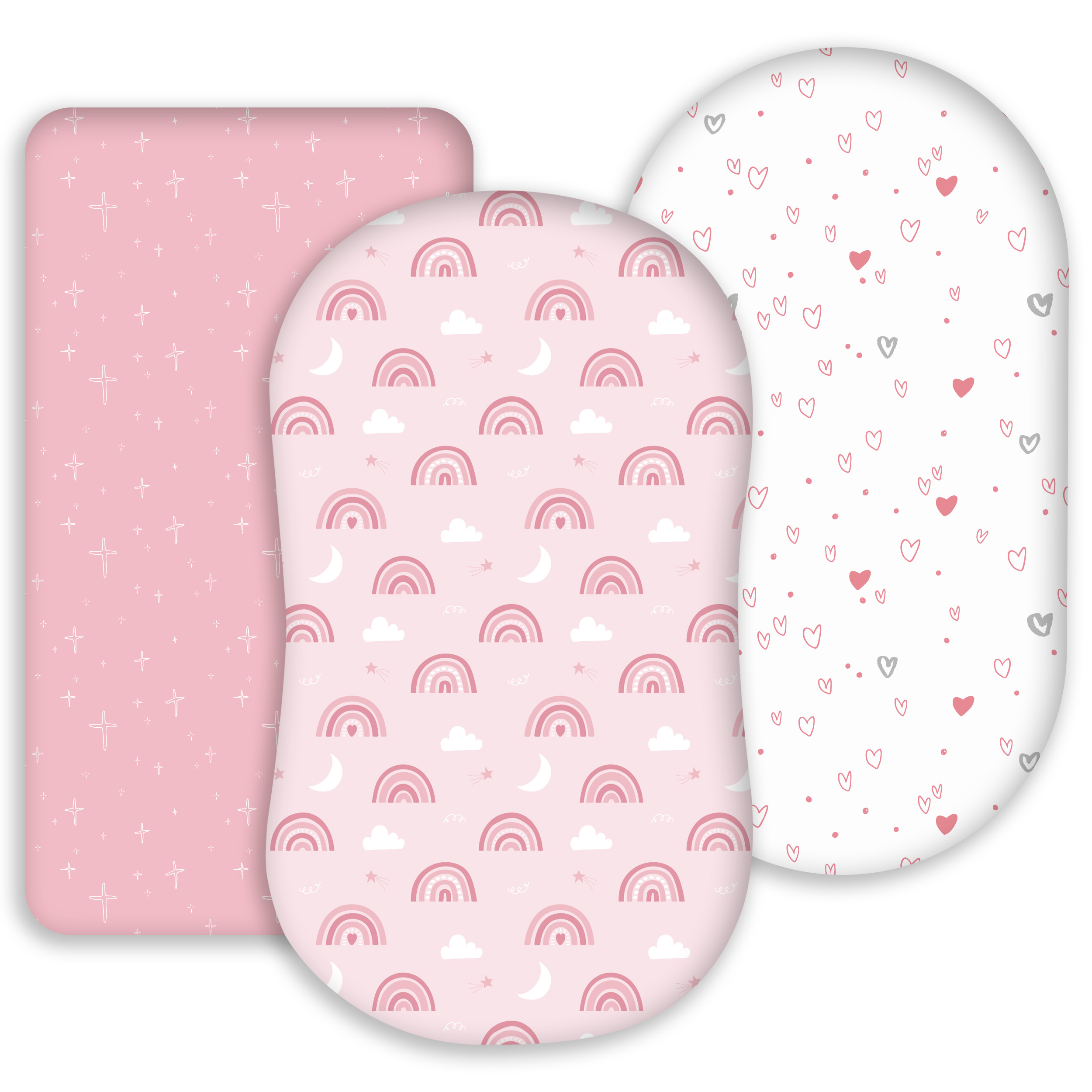 Cosmic Cutie | Bassinet Sheets 3-Pack | 17*33''