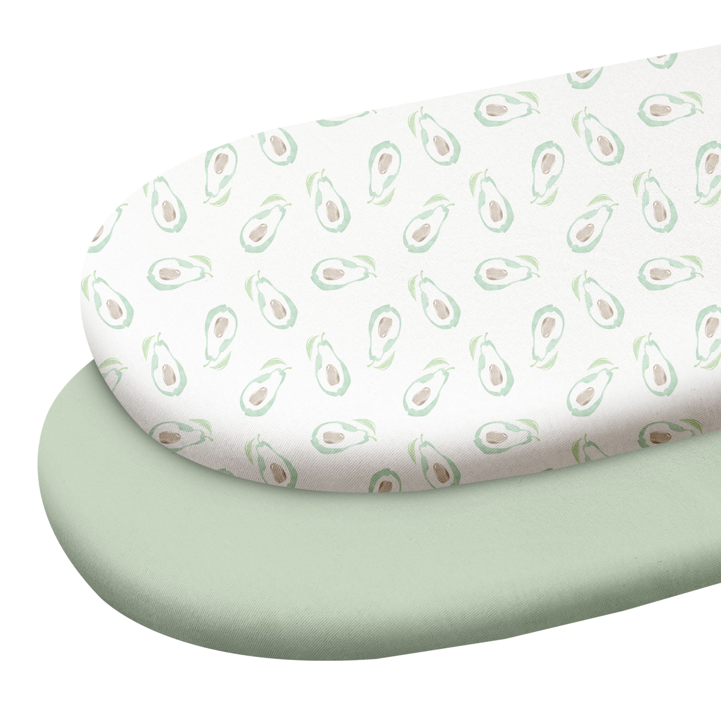 The Avocado Diary | Baby Bassinet Sheet 2-Pack | 33''*17''