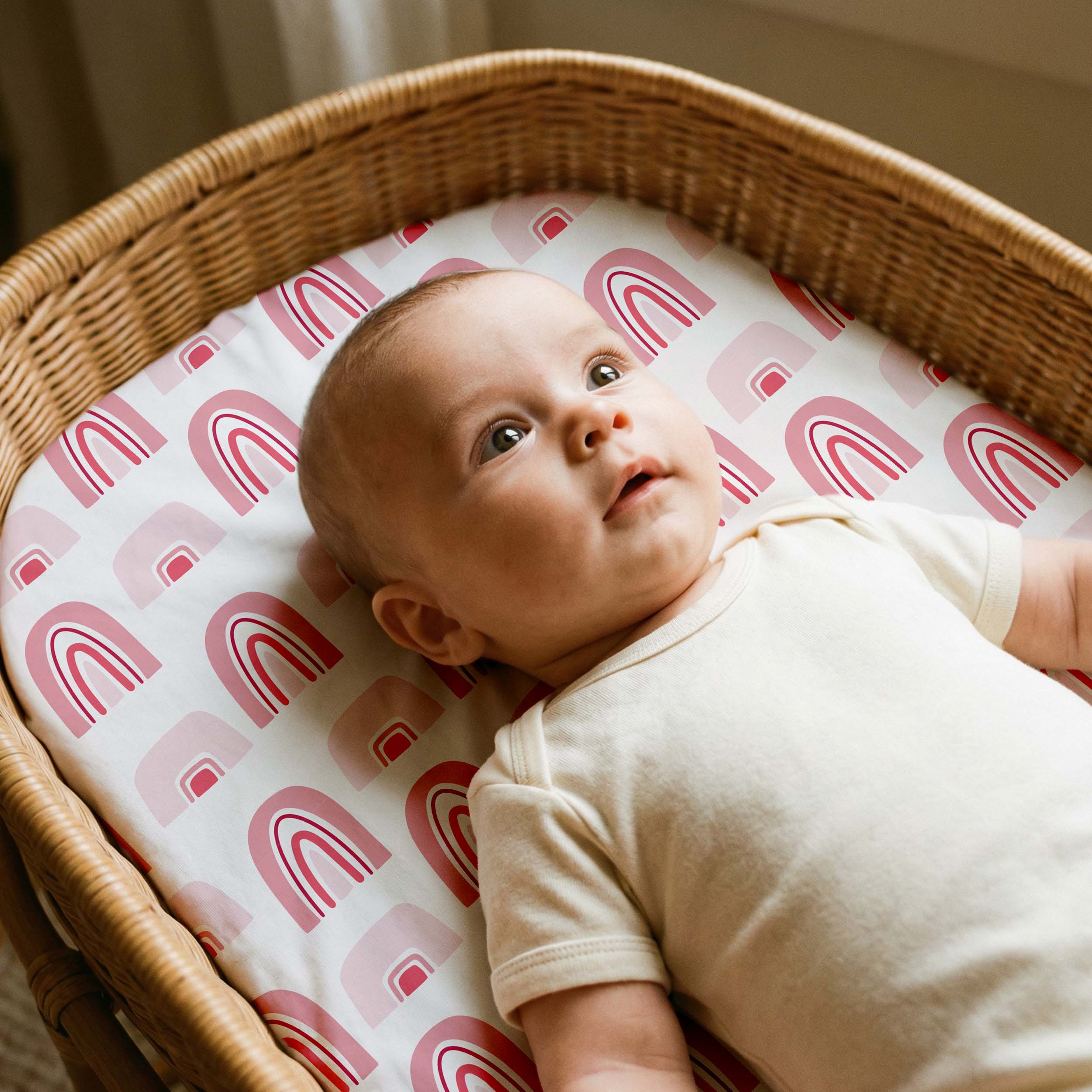 Chosen in Pink | Bassinet Sheets 4-Pack | 20*33''