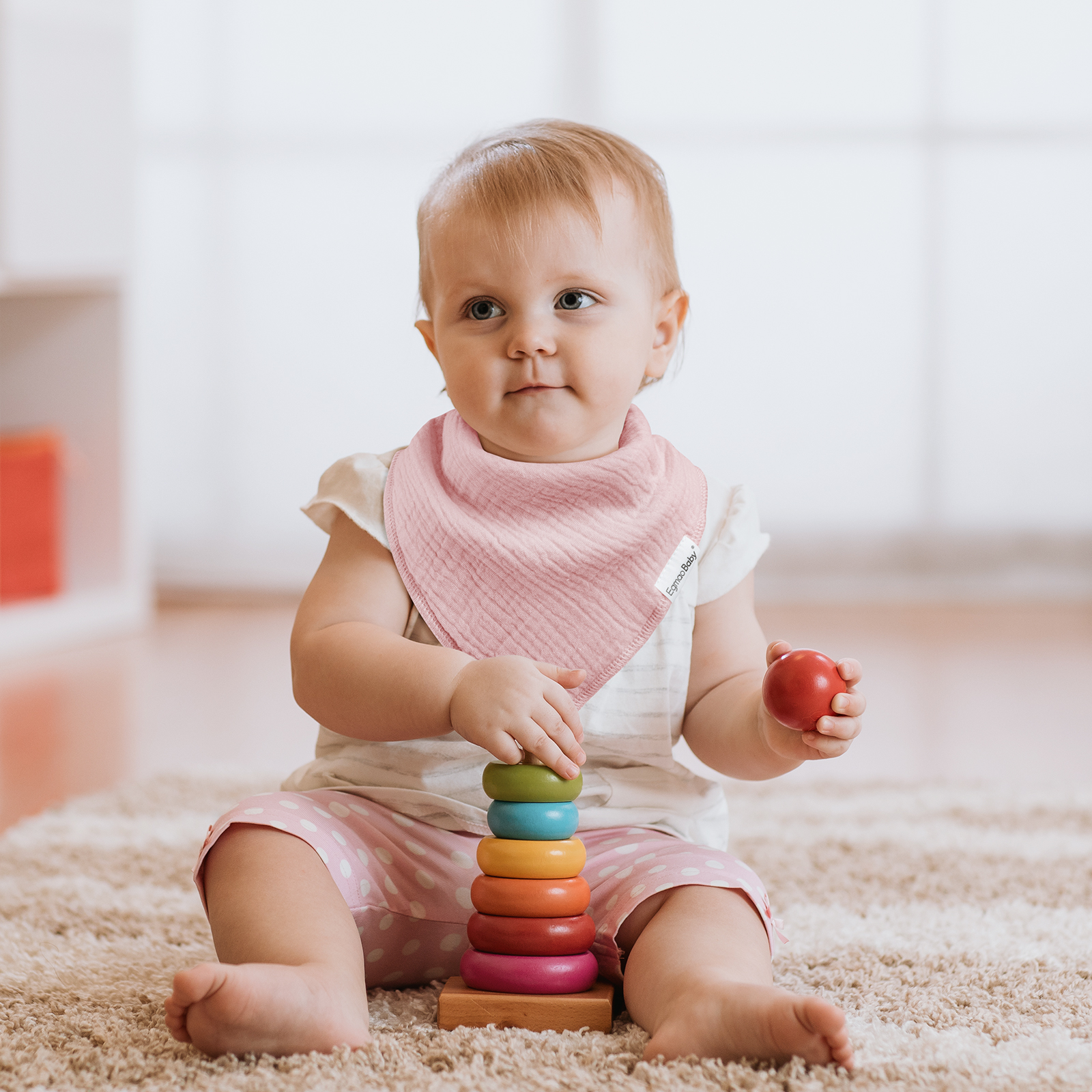 Candy | Soft & Absorbent Muslin Bandana Bibs 10 Pack