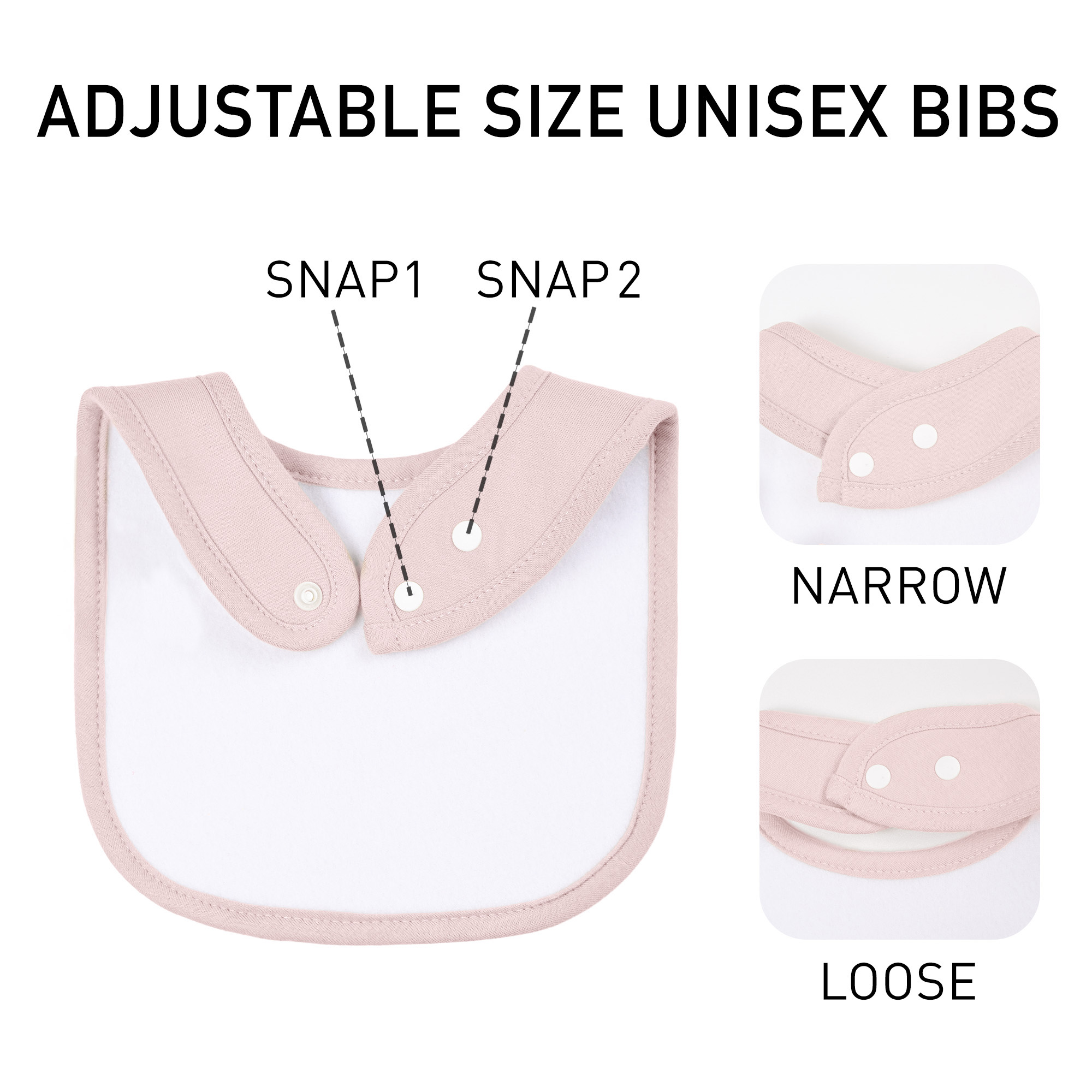 Pink Fantasy | Organic Cotton Bandana Bibs 10 Pack | 0-36 Months