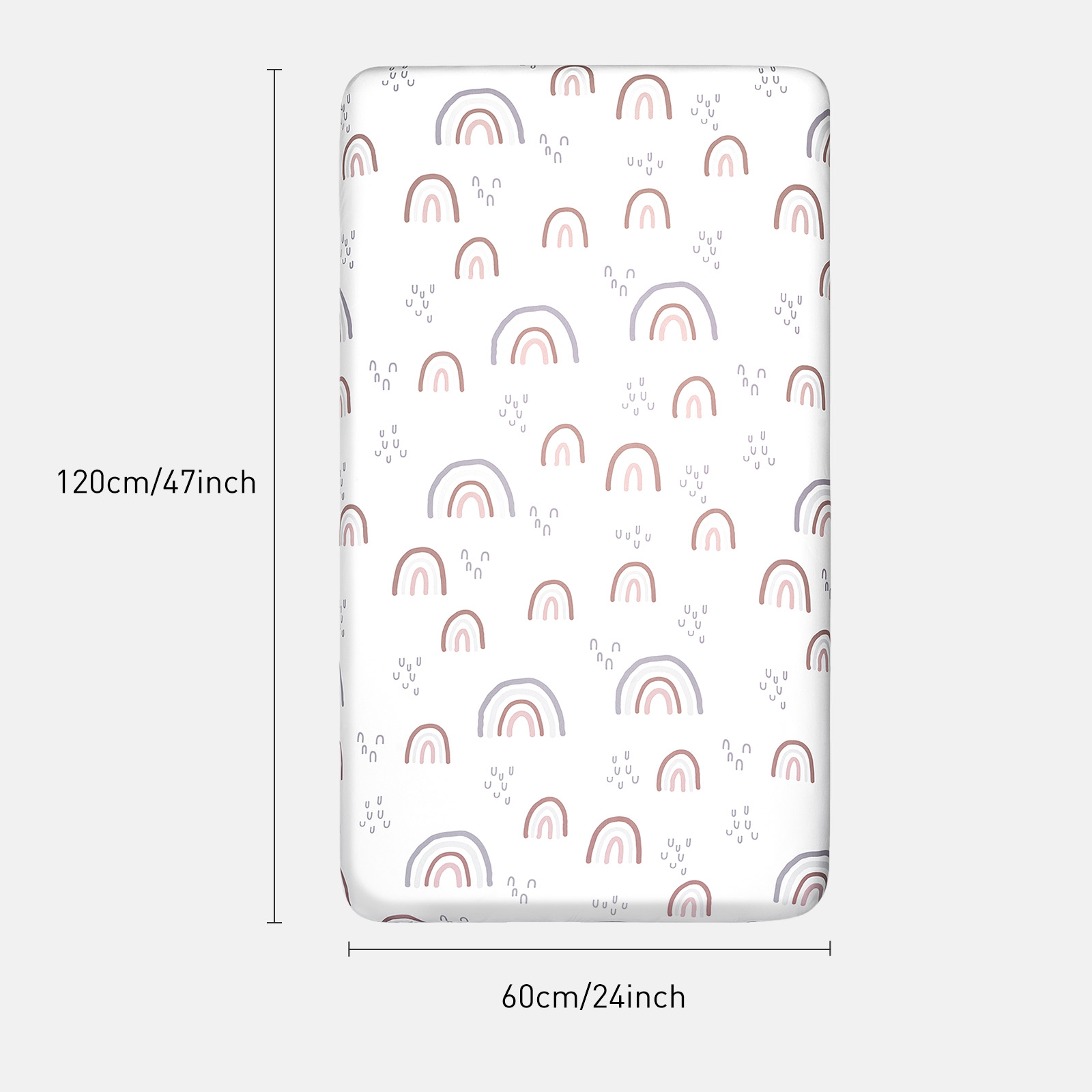 Rainbows | Fitted Sheets 2-Pack