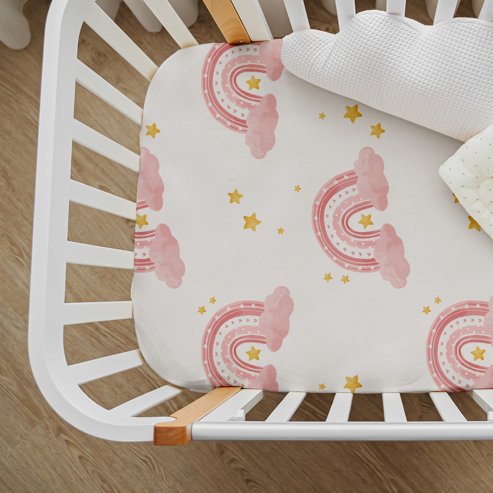 Rainbow | Bassinet Sheets 2-Pack | 16''*32''