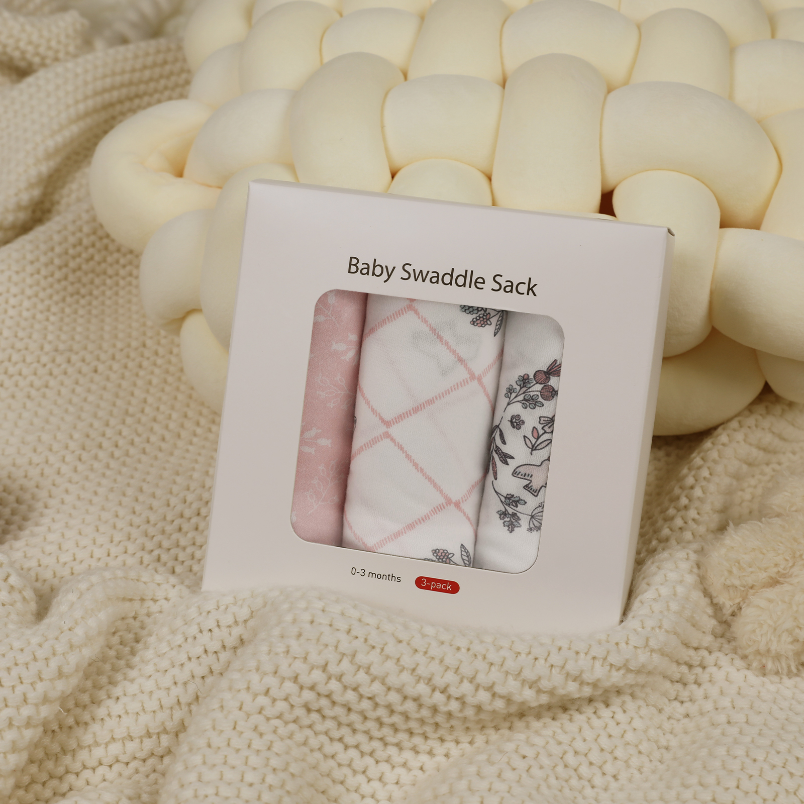 Wreath | LyricHom baby Swaddle 0-3 Months 3 Pack