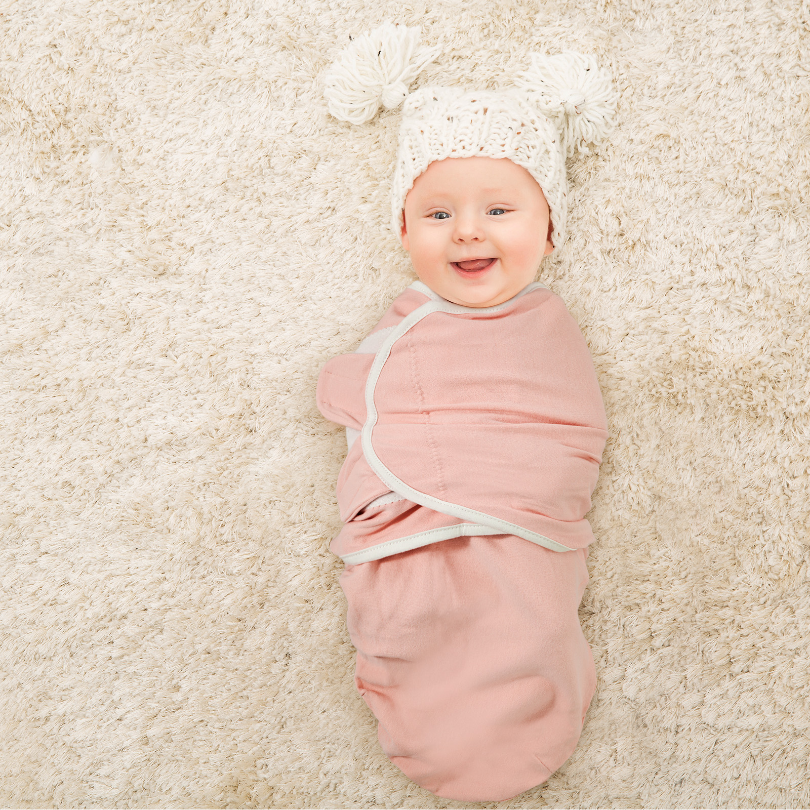 Peachy Pink | Gllquen Baby Swaddle 0-3 Months 3 Pack