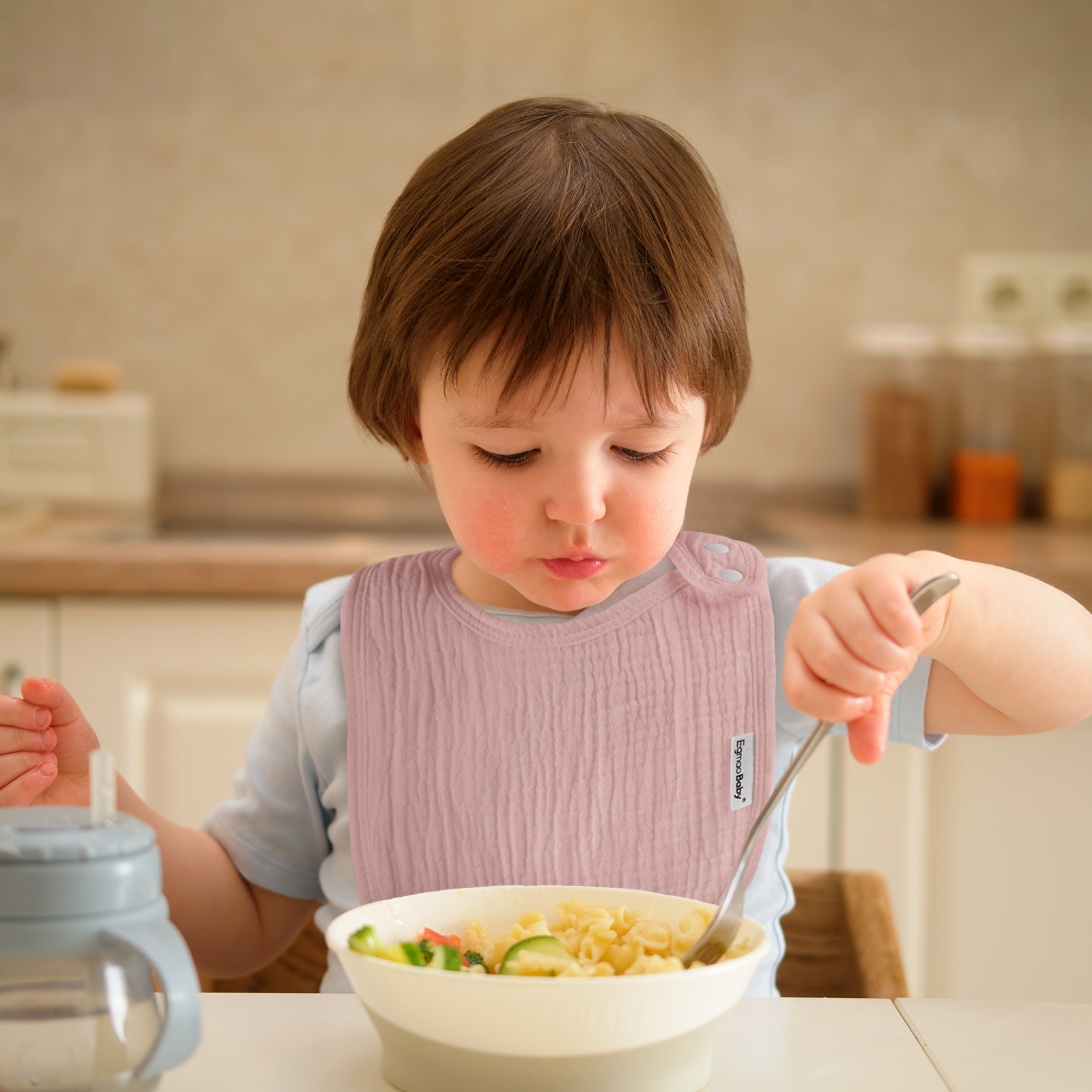Fantasy Flower | baby muslin bibs 5 pack | 0-36 months