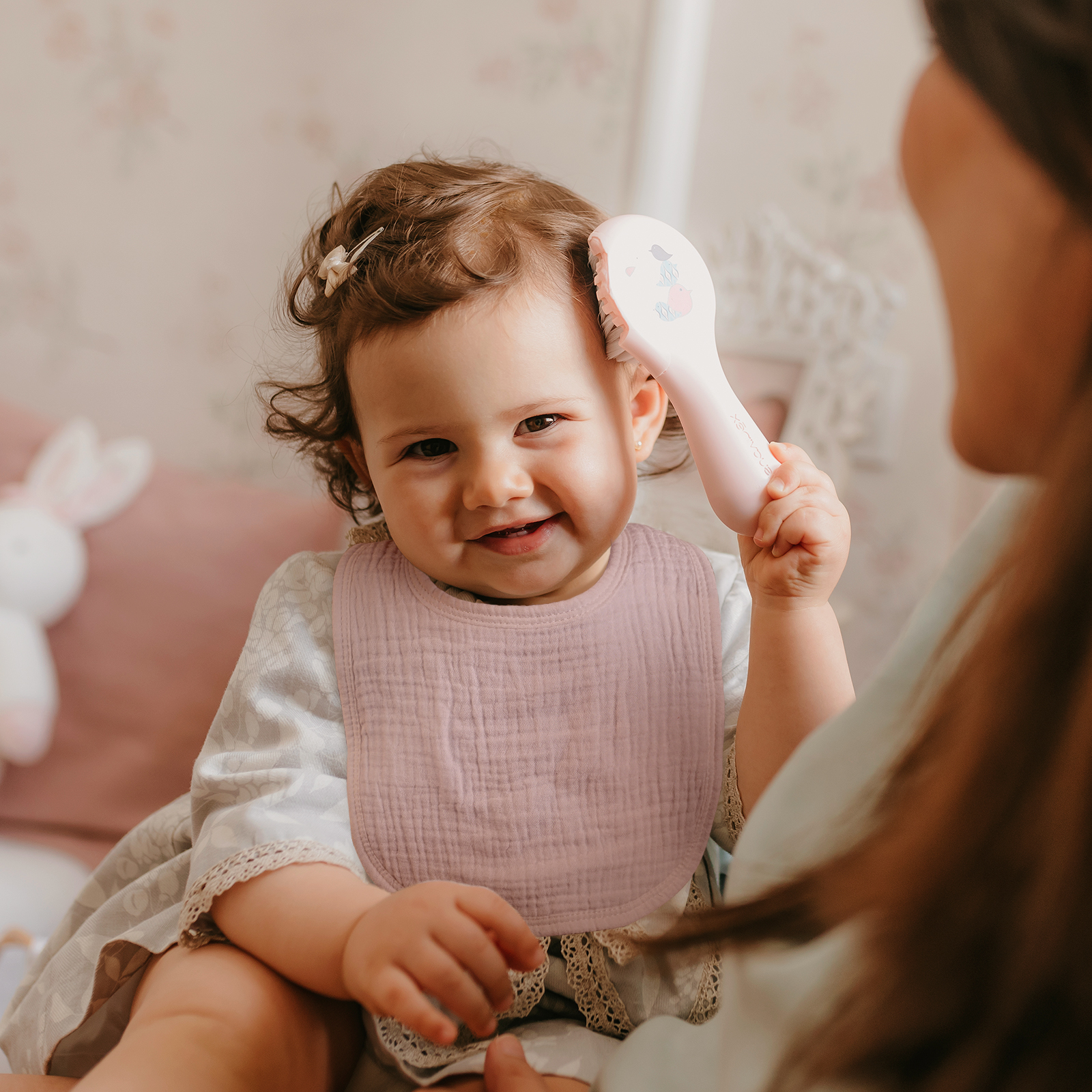 Dreamy Colors | baby muslin bibs 6 pack | 0-36 months