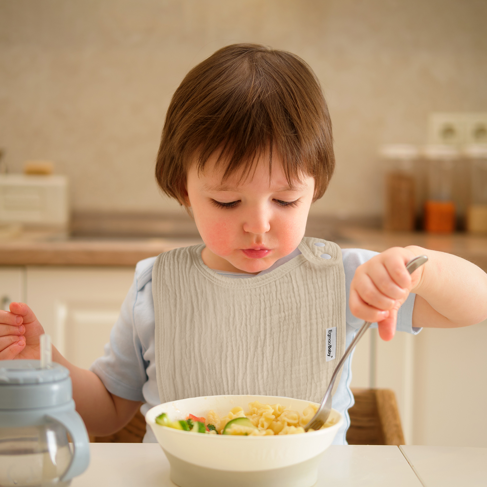 Love | baby muslin bibs 5 pack | 0-36 months