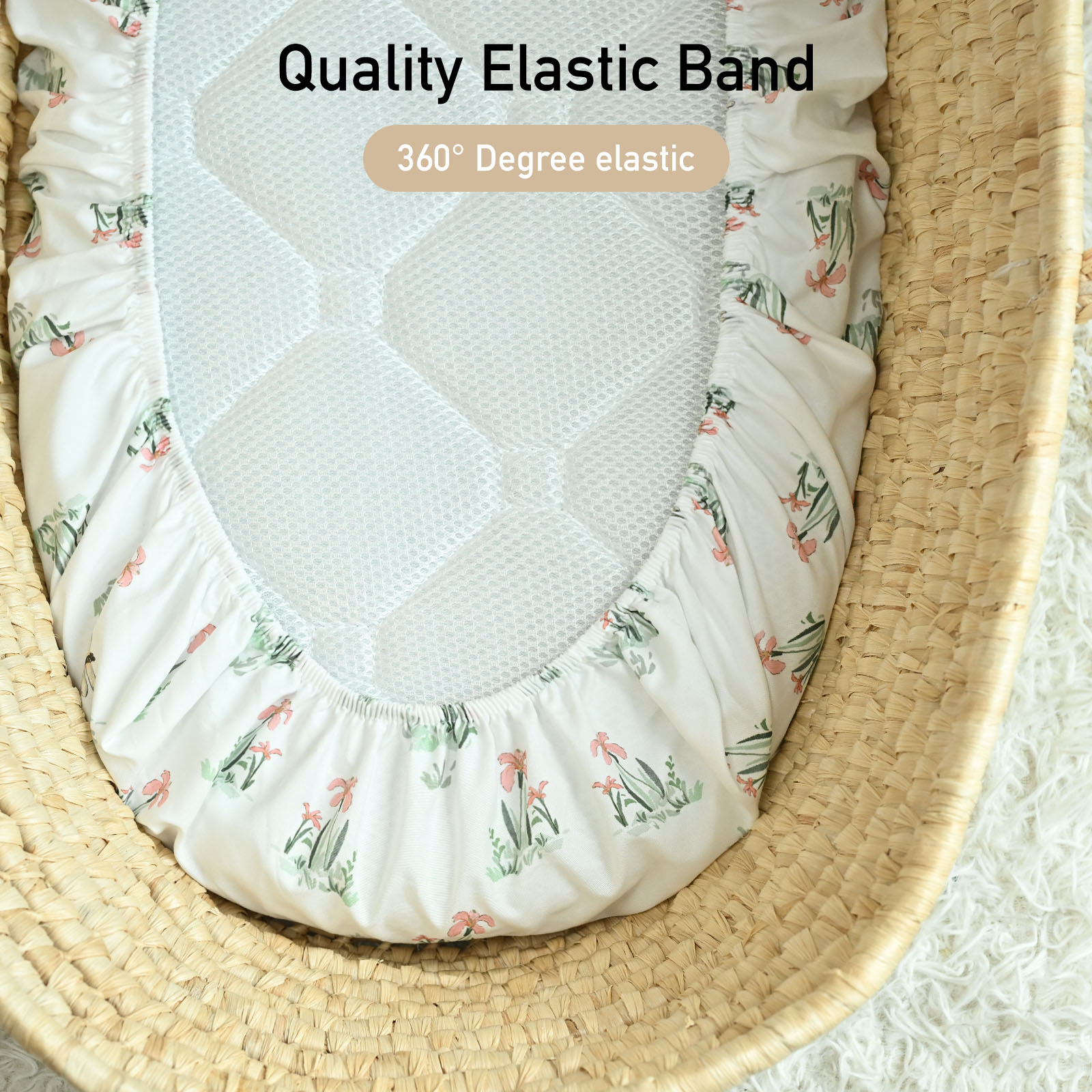 Forest Tale | Soft Microfiber Fitted Change Pad Cover & Bassinet Sheets 4 Pack | 16''*32''