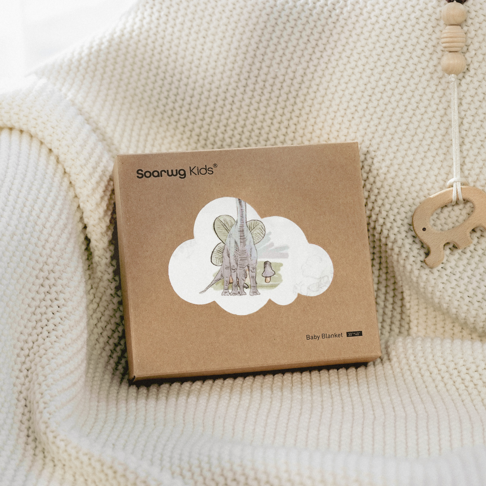 Volcanic Dinosaur | Gllquen baby Fleece Plush Dot Blanket | 30''*40''