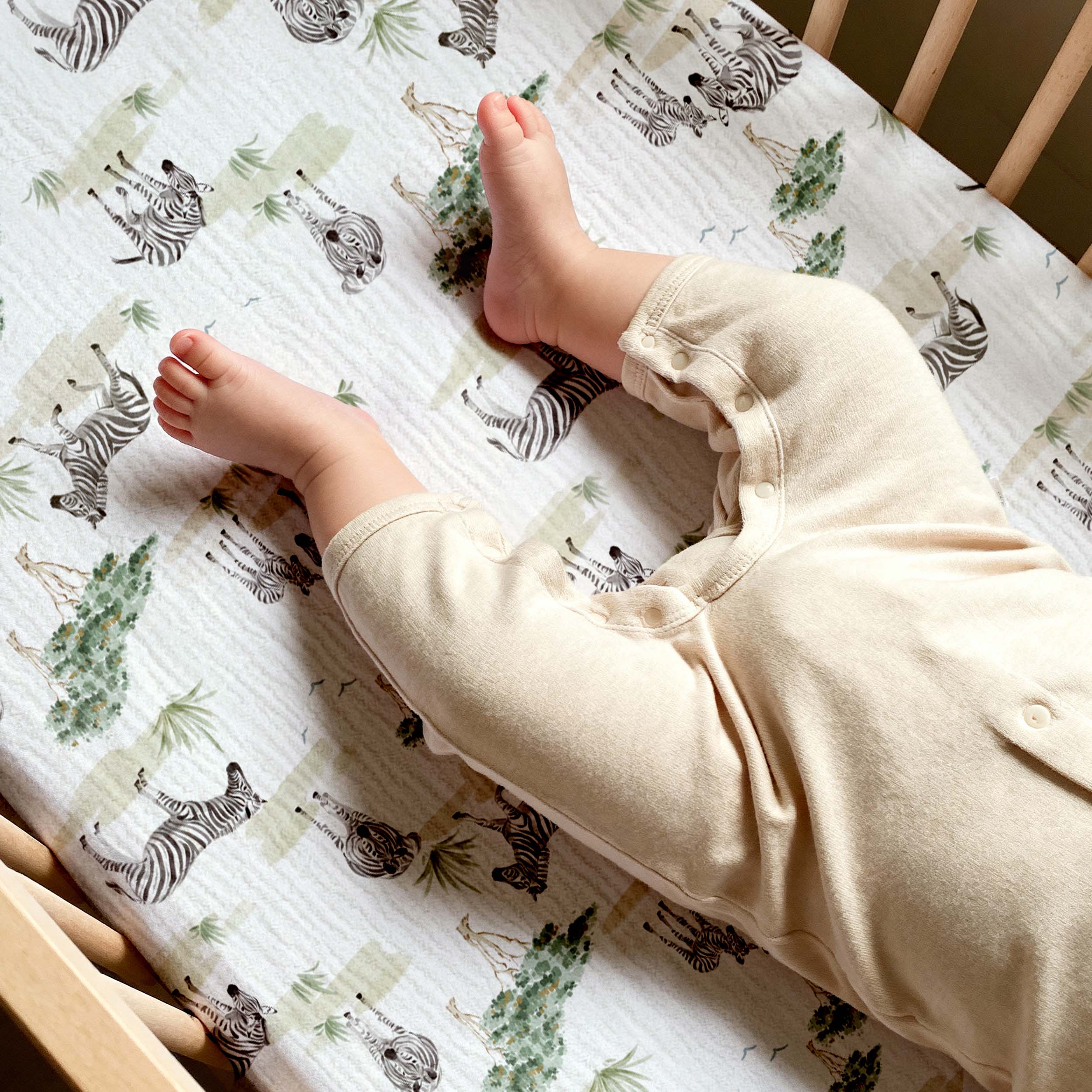 Safari Whisper | Muslin Bassinet Sheets 2-Pack | 33''*17''