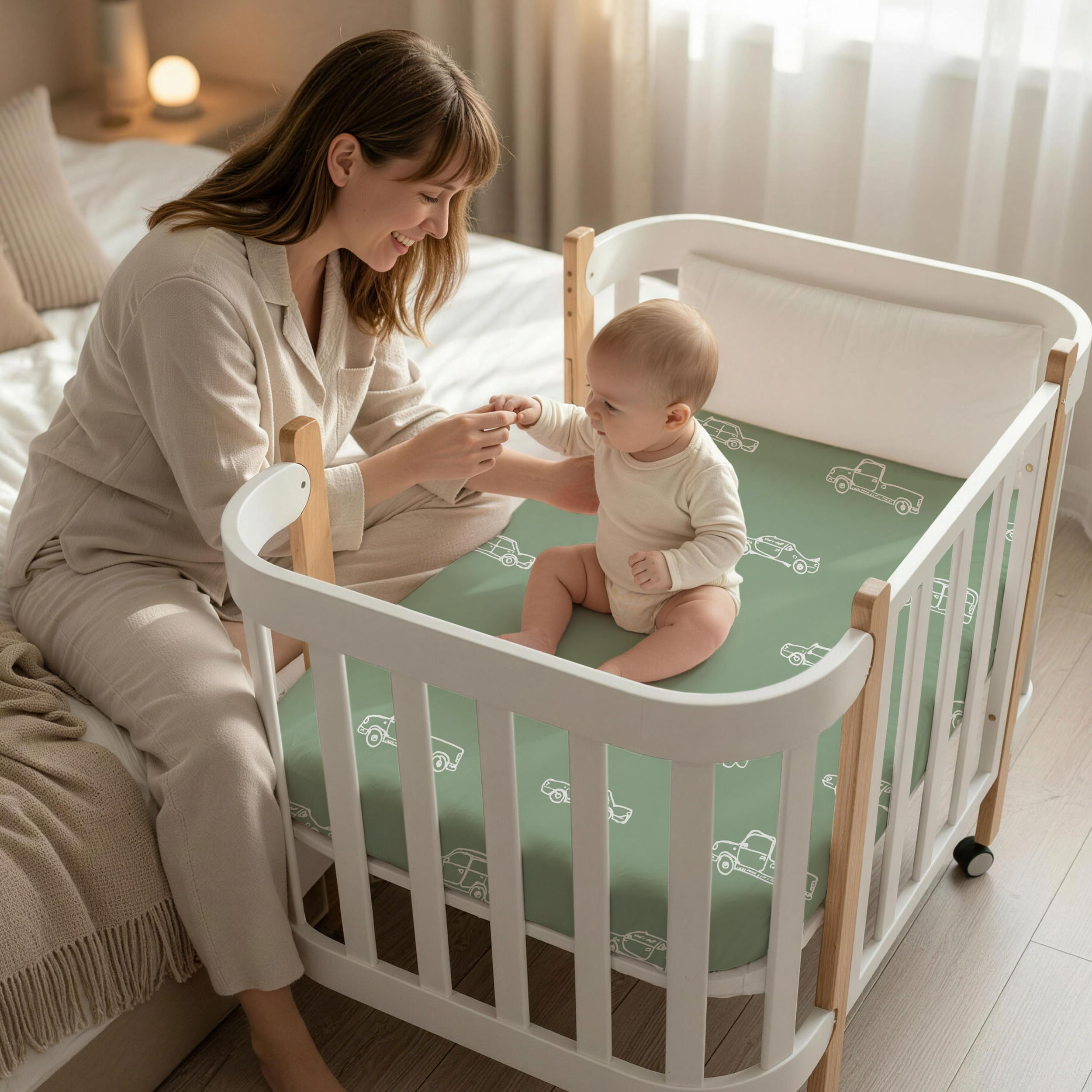 Retro Traveler | Bassinet Sheets 4-Pack | 20*33''