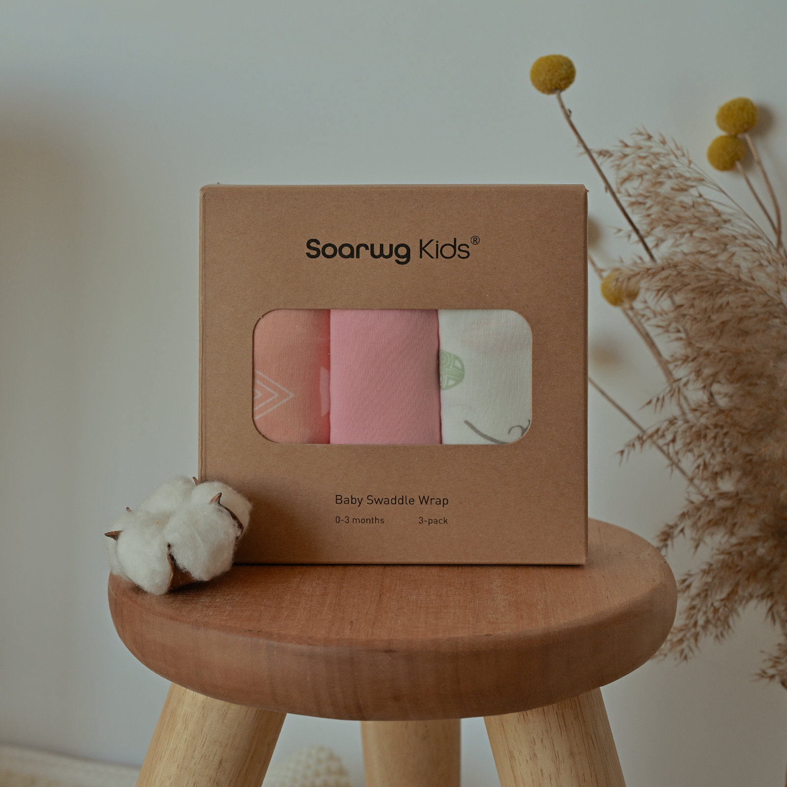 Plume | Soarwg Baby Swaddle 0-3 Months 3 Pack
