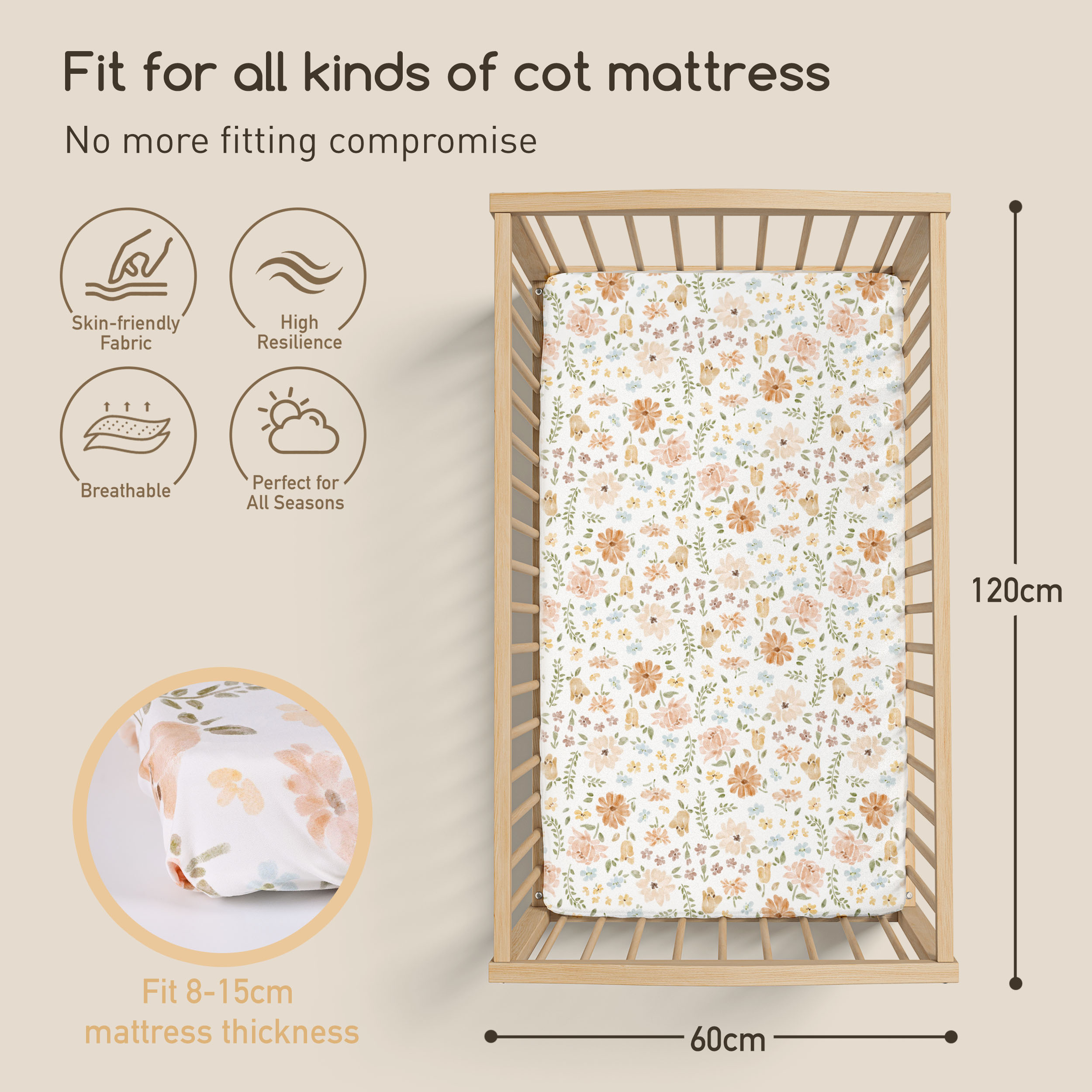 Pastoral Whispers | Fitted Sheets 2-Pack