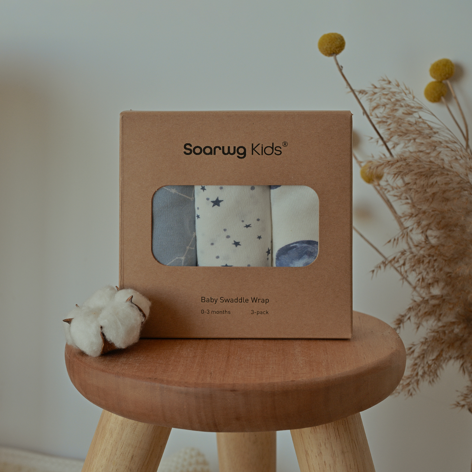 Galaxy | Soarwg Baby Swaddle 0-3 Months 3 Pack