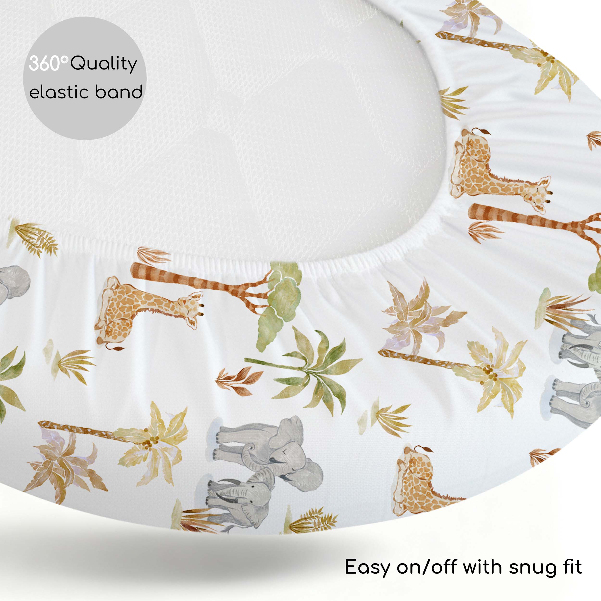 Realm of Kinship | Bassinet Sheets 3-Pack | 17*33''