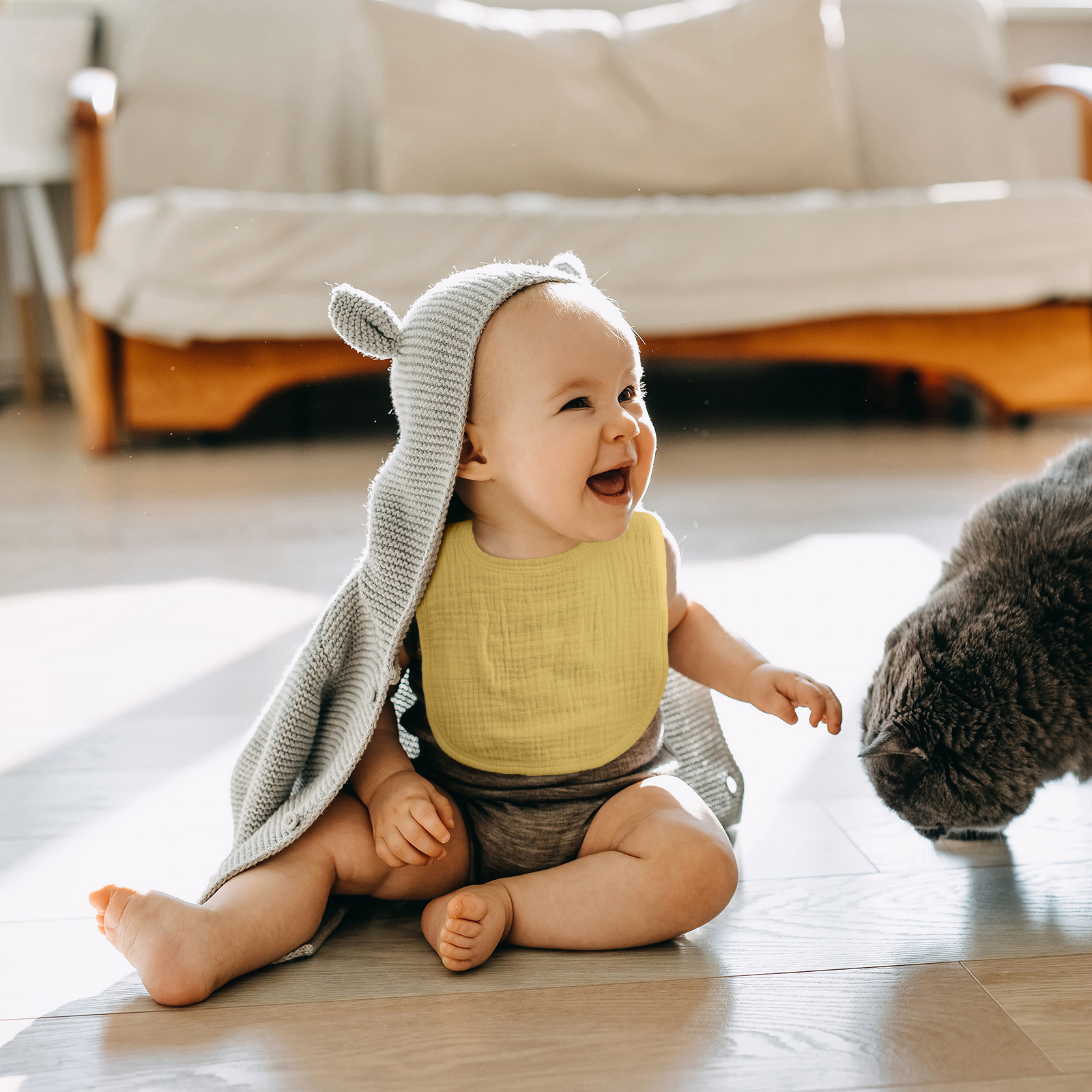 Blossom | baby muslin bibs 8 pack | 0-36 months