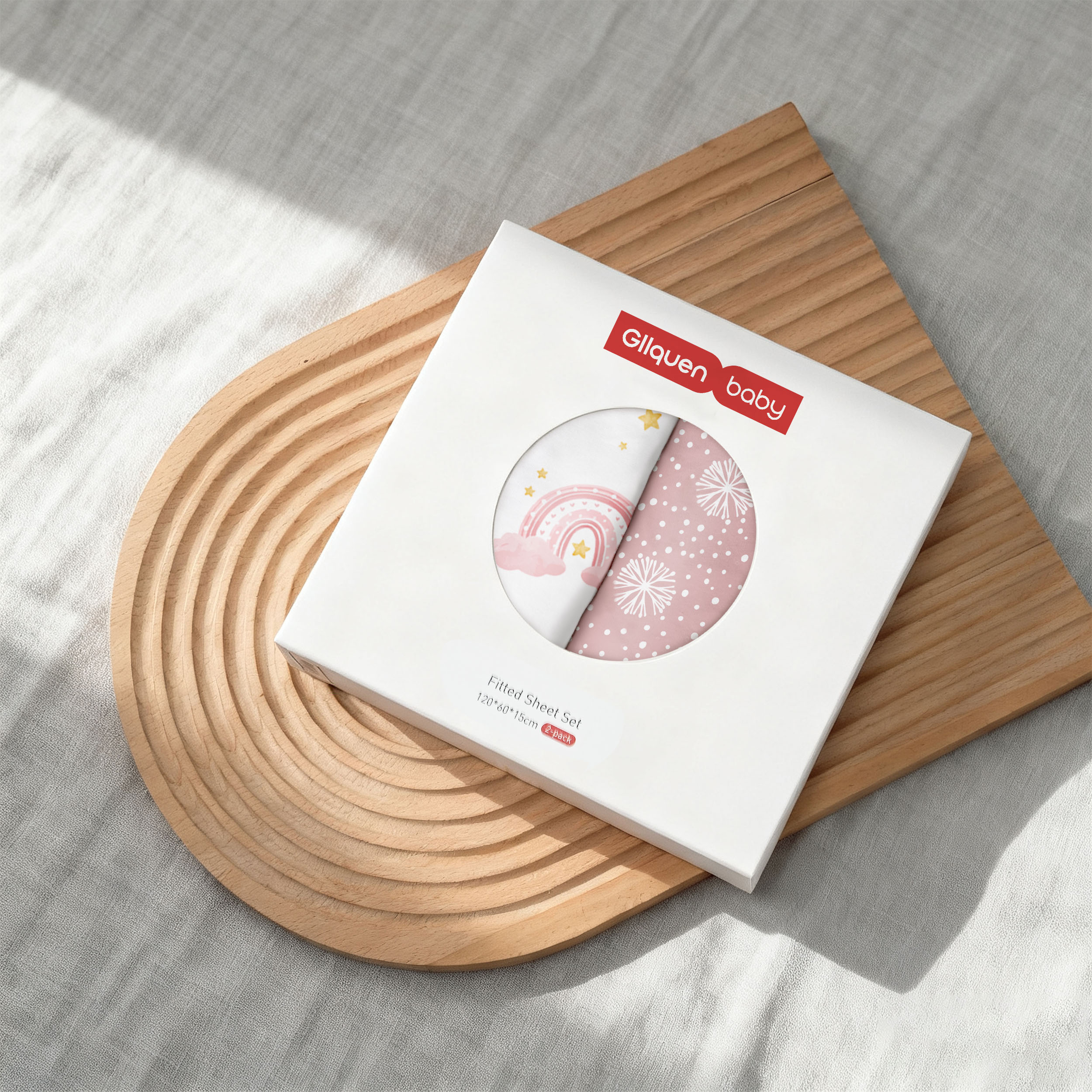 Rainbow Bridge | Fitted Sheets 2-Pack