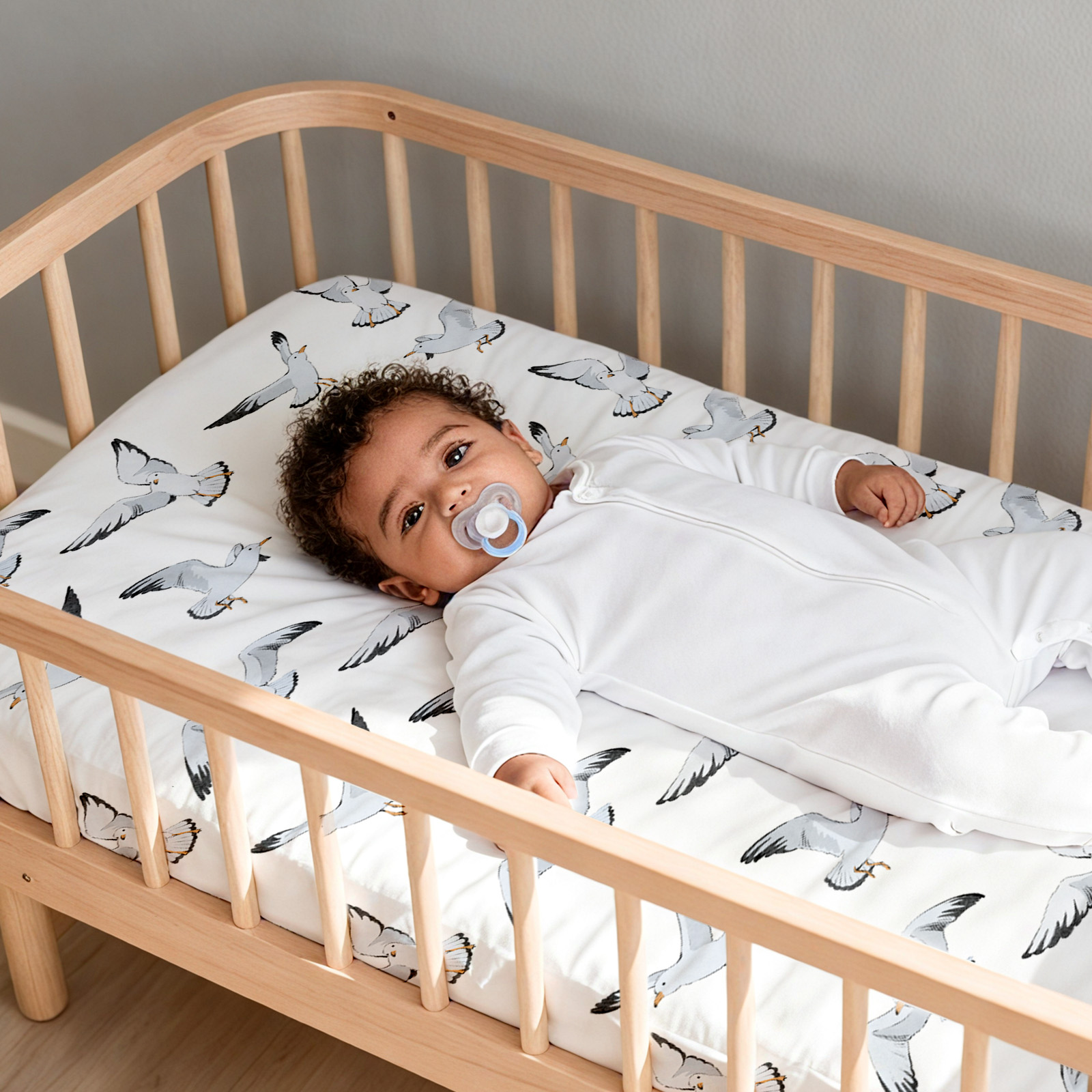 Ocean Wander | Soft Microfiber Fitted Change Pad Cover & Bassinet Sheets 4 Pack | 16''*32''