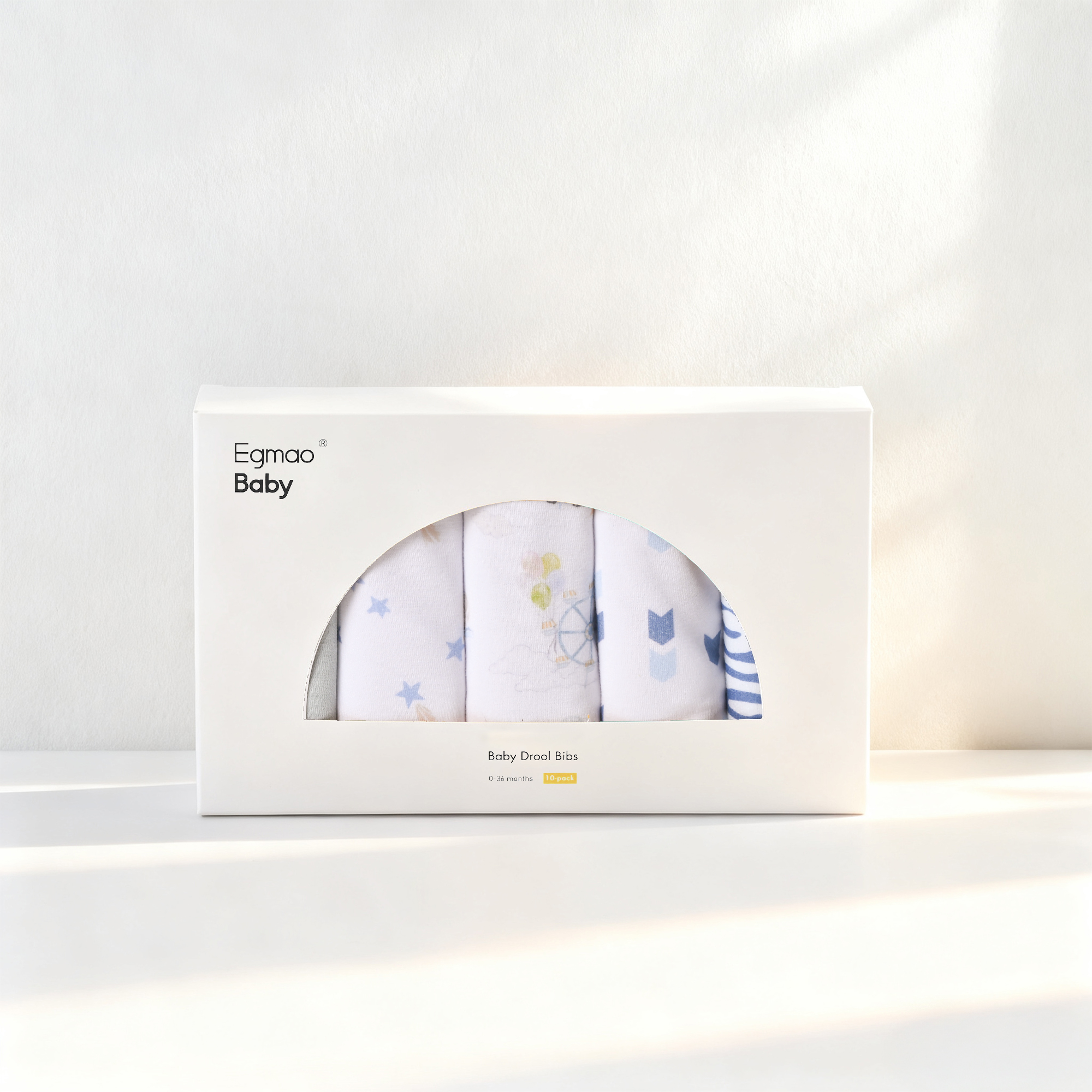 Fantasyland | Organic Cotton Bandana Bibs 10 Pack | 0-36 Months