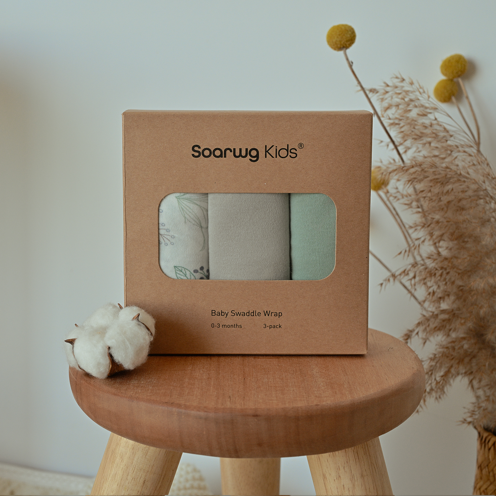 Forest Tale | Soarwg Baby Swaddle 0-3 Months 3 Pack
