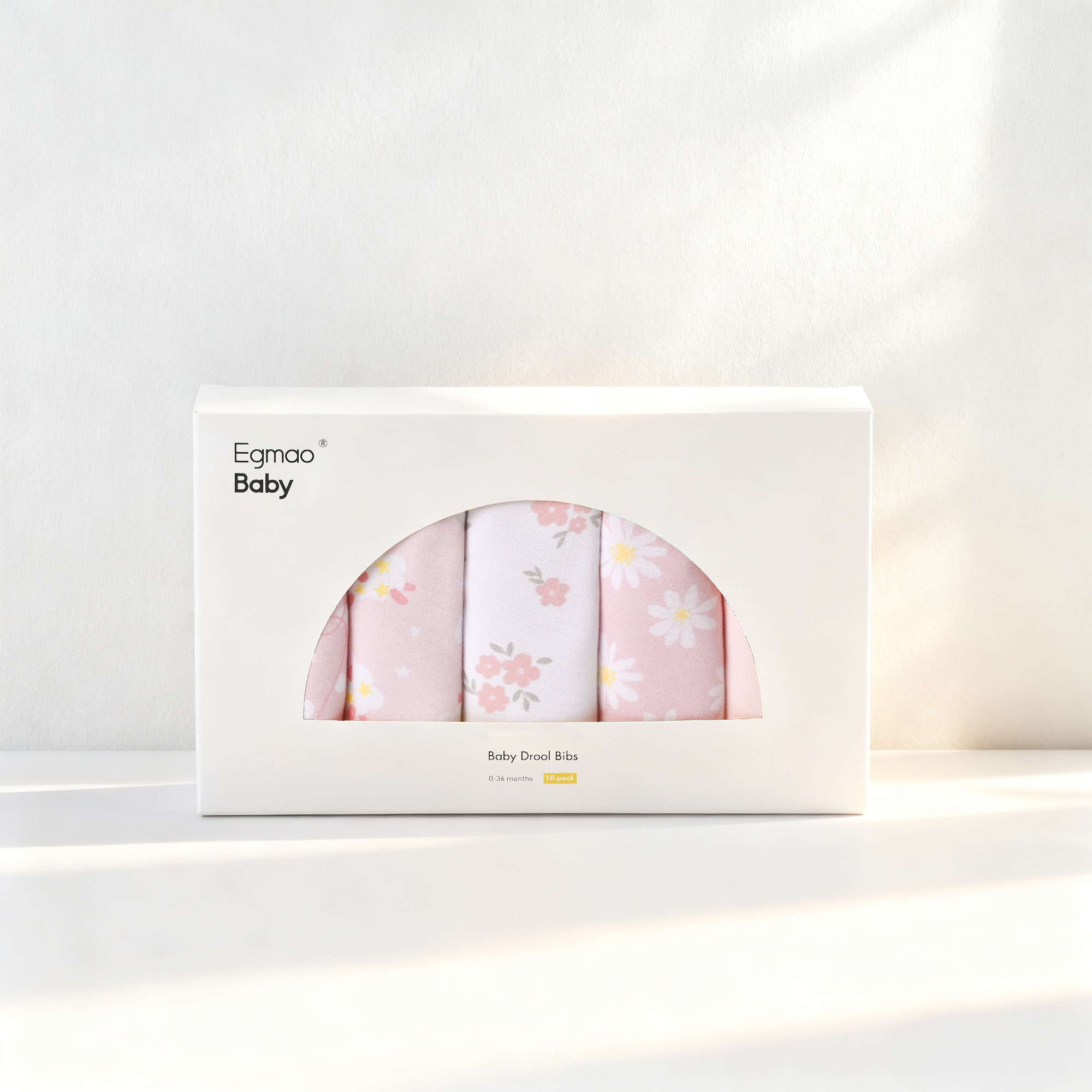 Pink Fantasy | Organic Cotton Bandana Bibs 10 Pack | 0-36 Months