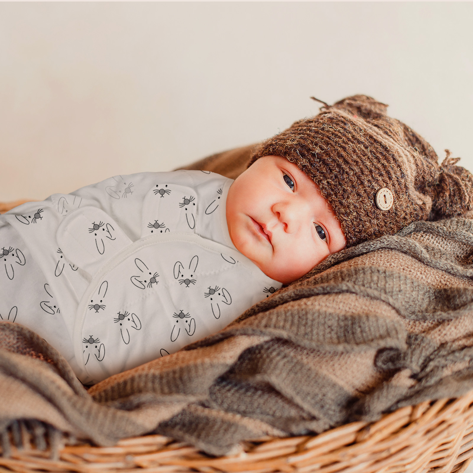 Bunny Land | Gllquen baby Swaddle 0-3 Months 3 Pack