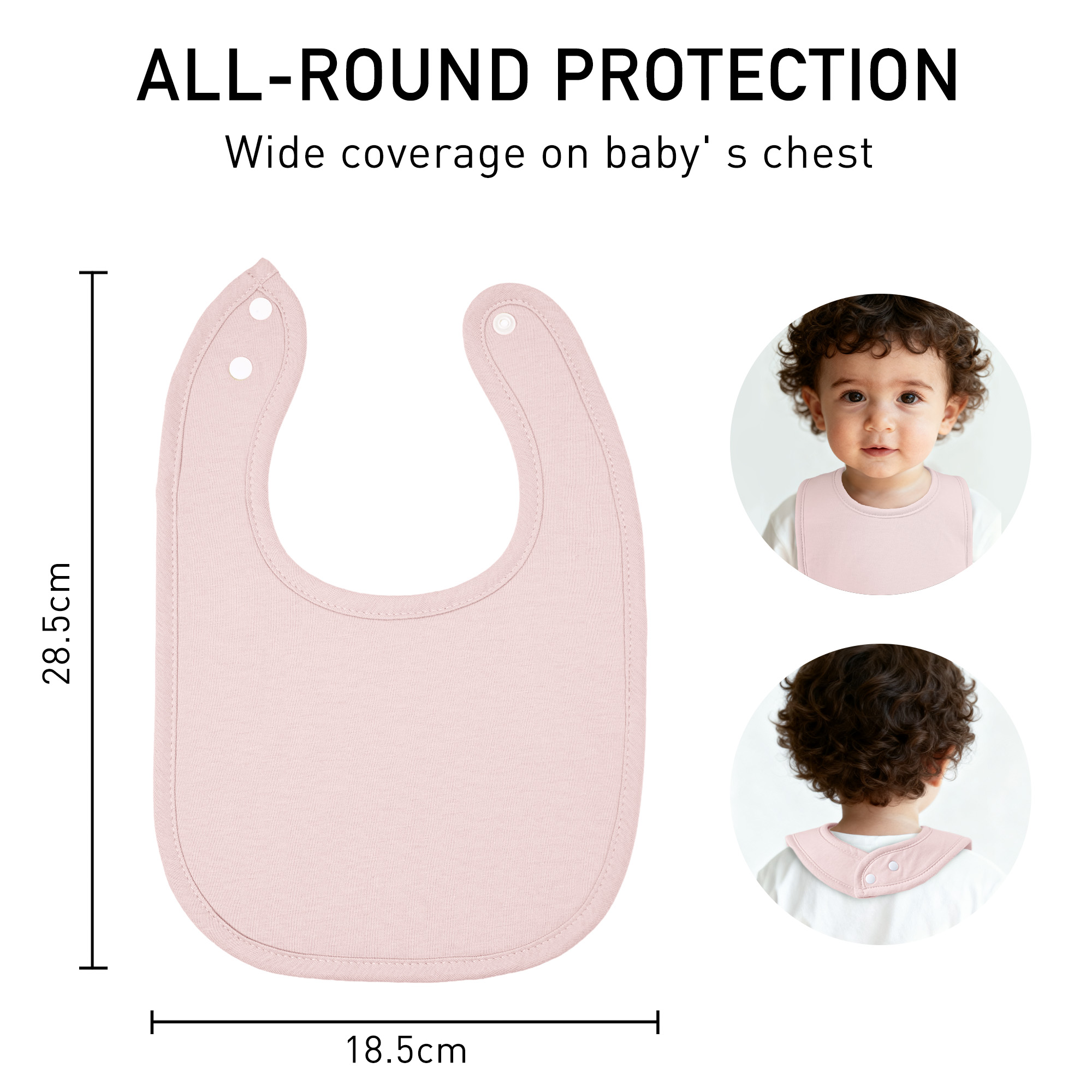Pink Fantasy | Organic Cotton Bandana Bibs 10 Pack | 0-36 Months