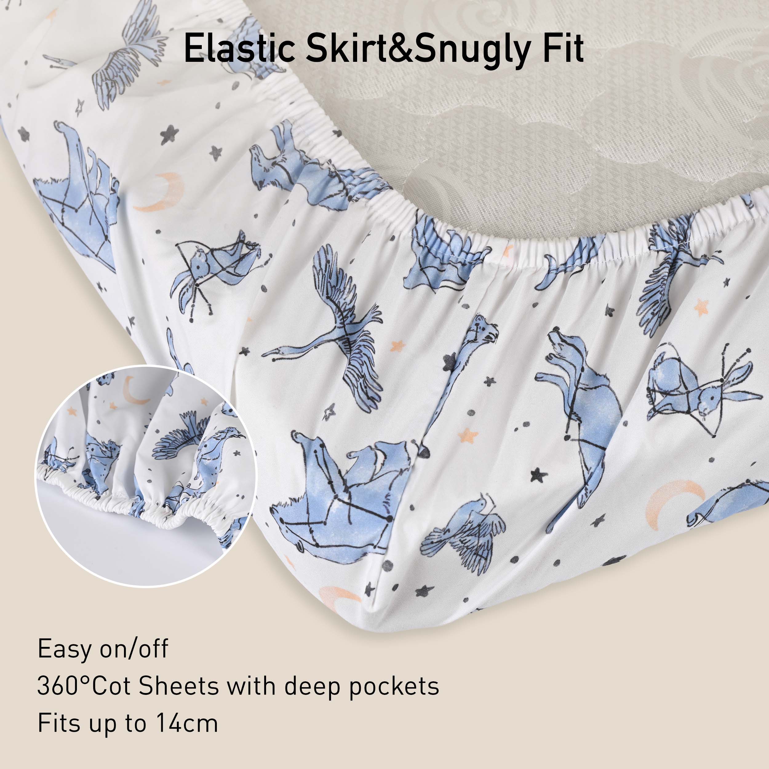 Star | Fitted Sheets 2-Pack